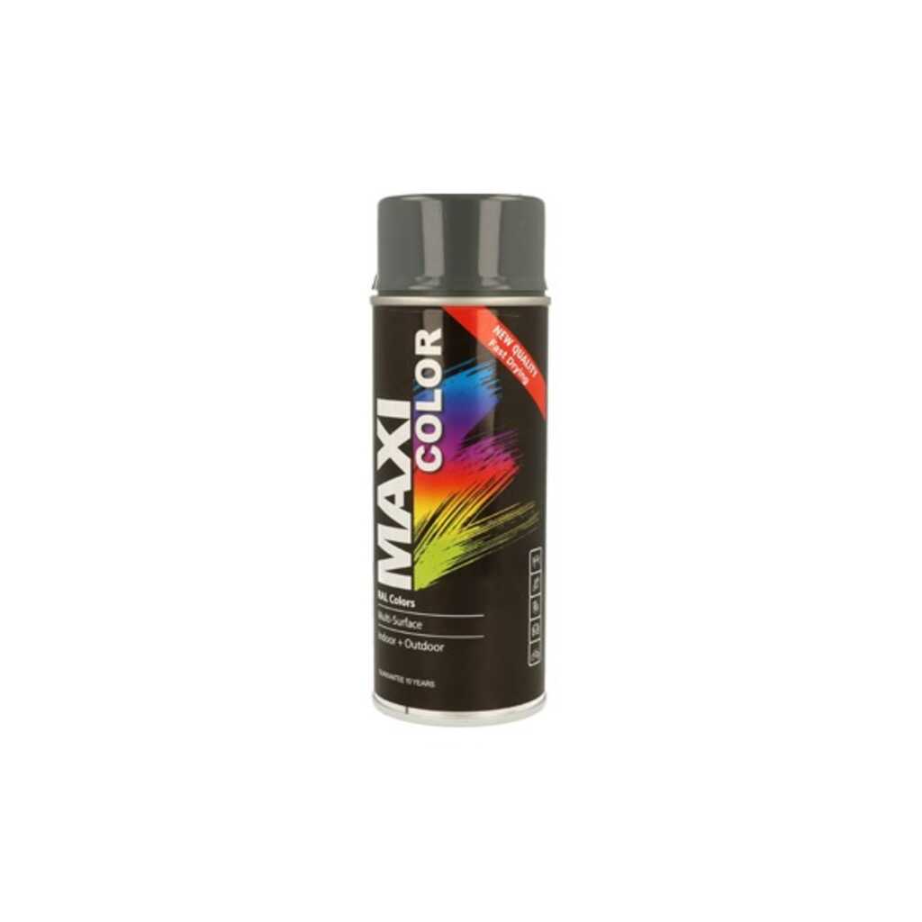 PINTURA SPRAY MAXI COLOR BRILLO 400 ML RAL 7011 GRIS HIERRO