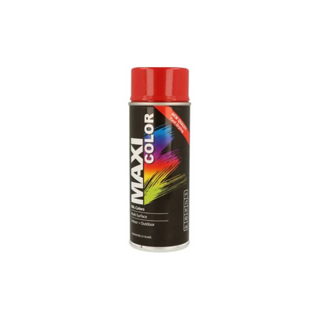 PINTURA SPRAY MAXI COLOR BRILLO 400 ML RAL 3000 ROJO VIVO