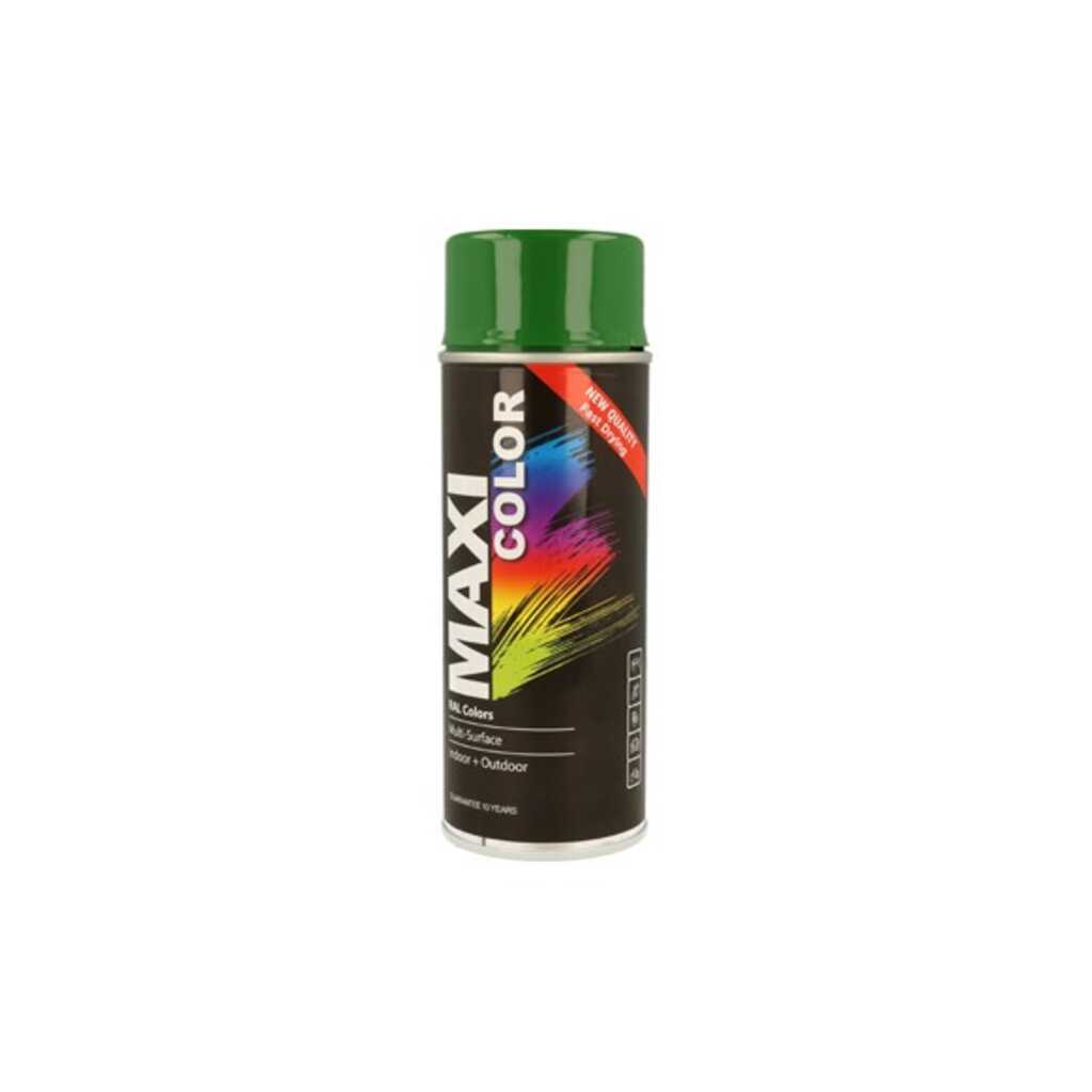 PINTURA SPRAY MAXI COLOR BRILLO 400 ML RAL 6002 VERDE HOJA