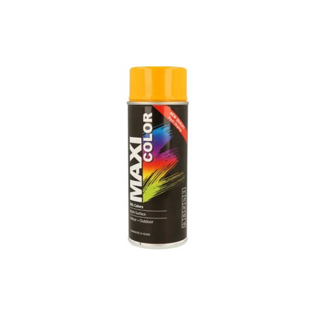 PINTURA SPRAY MAXI COLOR BRILLO 400 ML RAL 1028 AMARILLO MELON