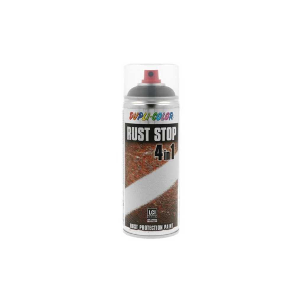 PINTURA ANTIOXIDANTE SPRAY RUST STOP 400 ML RAL 9005 NEGRO