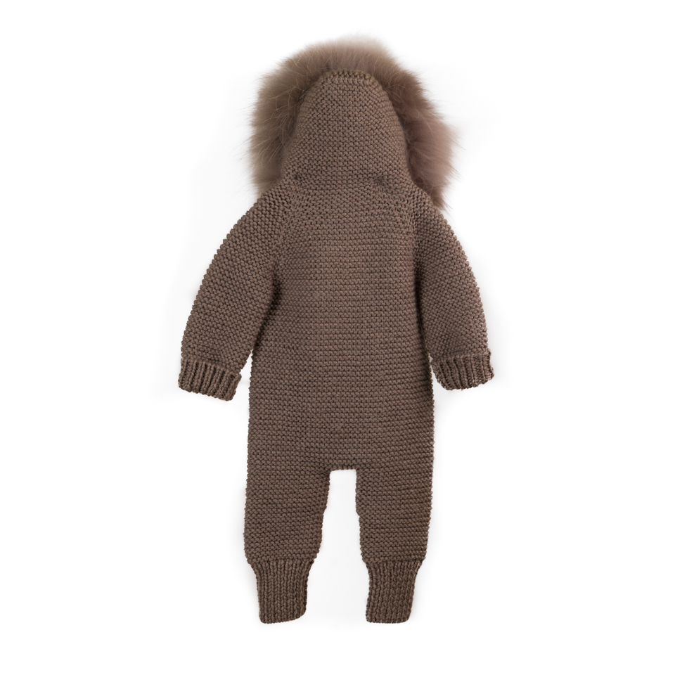 BUZO MERINO PLUS CELESTE  PELO NATURAL VISON 5