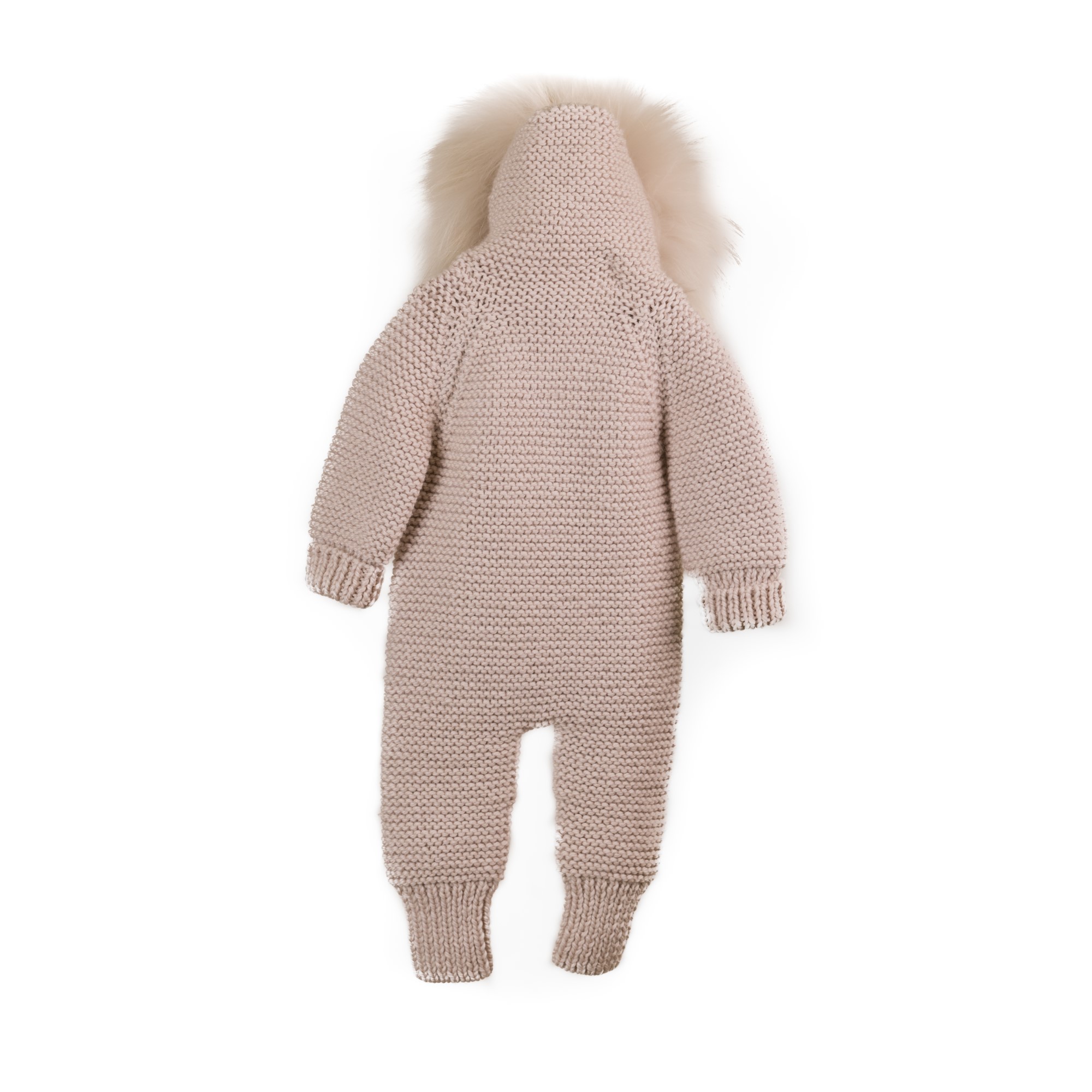 BUZO MERINO PLUS CELESTE  PELO NATURAL PIEDRA 2