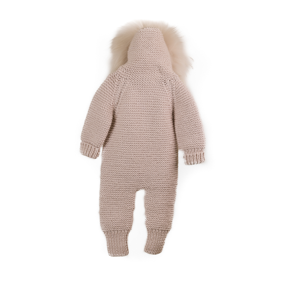 BUZO MERINO PLUS CELESTE  PELO NATURAL PIEDRA 7