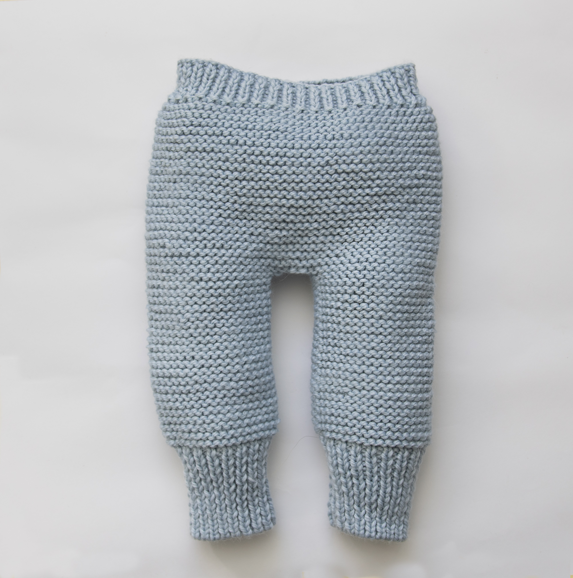 PANTALON PUNTO ARTESANAL CELESTE