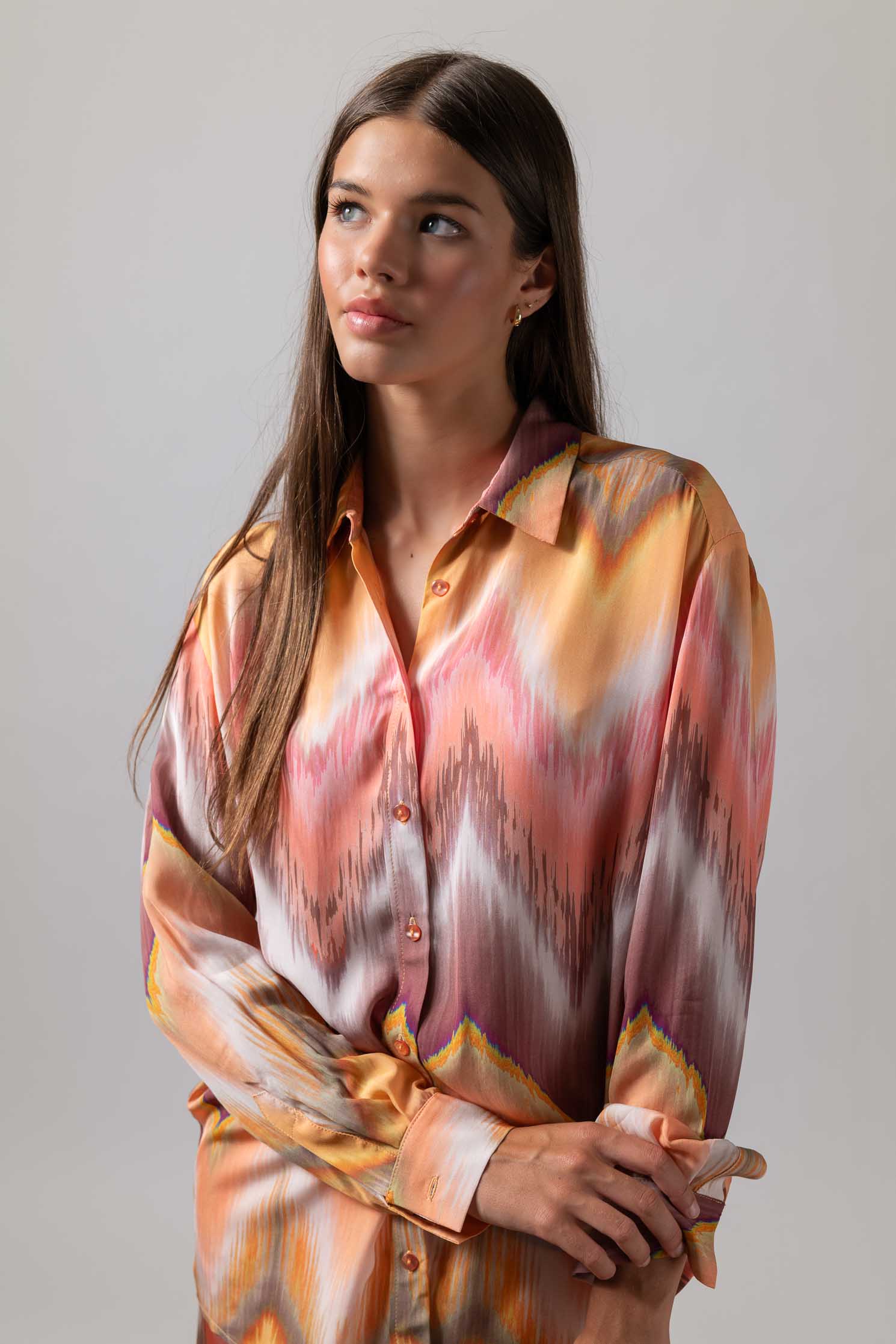 CAMISA FIORE CORAL
