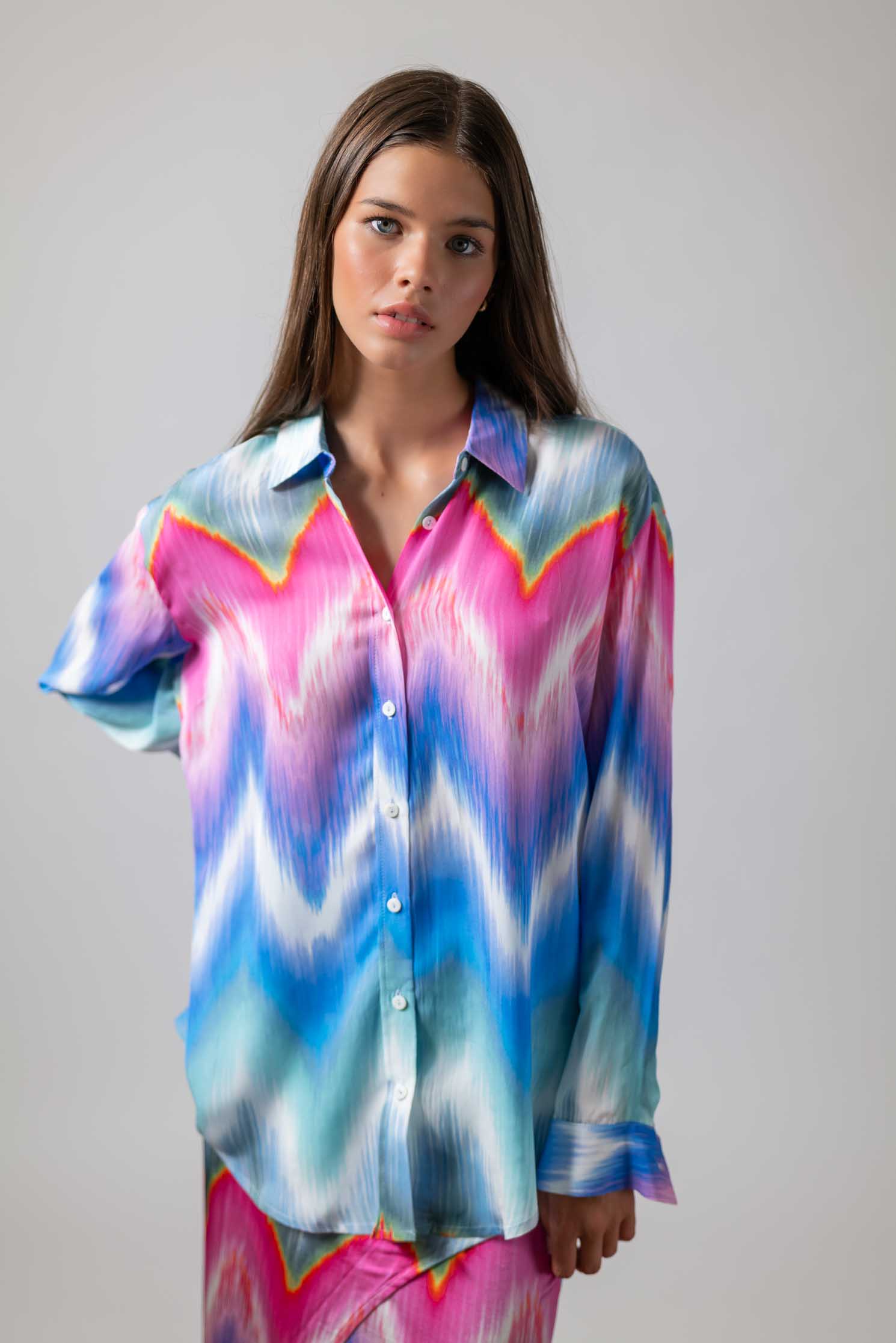 CAMISA FIORE NEW MOCCA