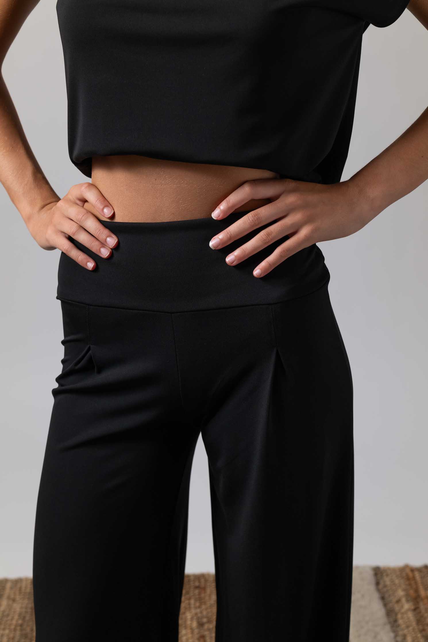 PANTALON ELEPHANT TESSUTO NEGRO 2