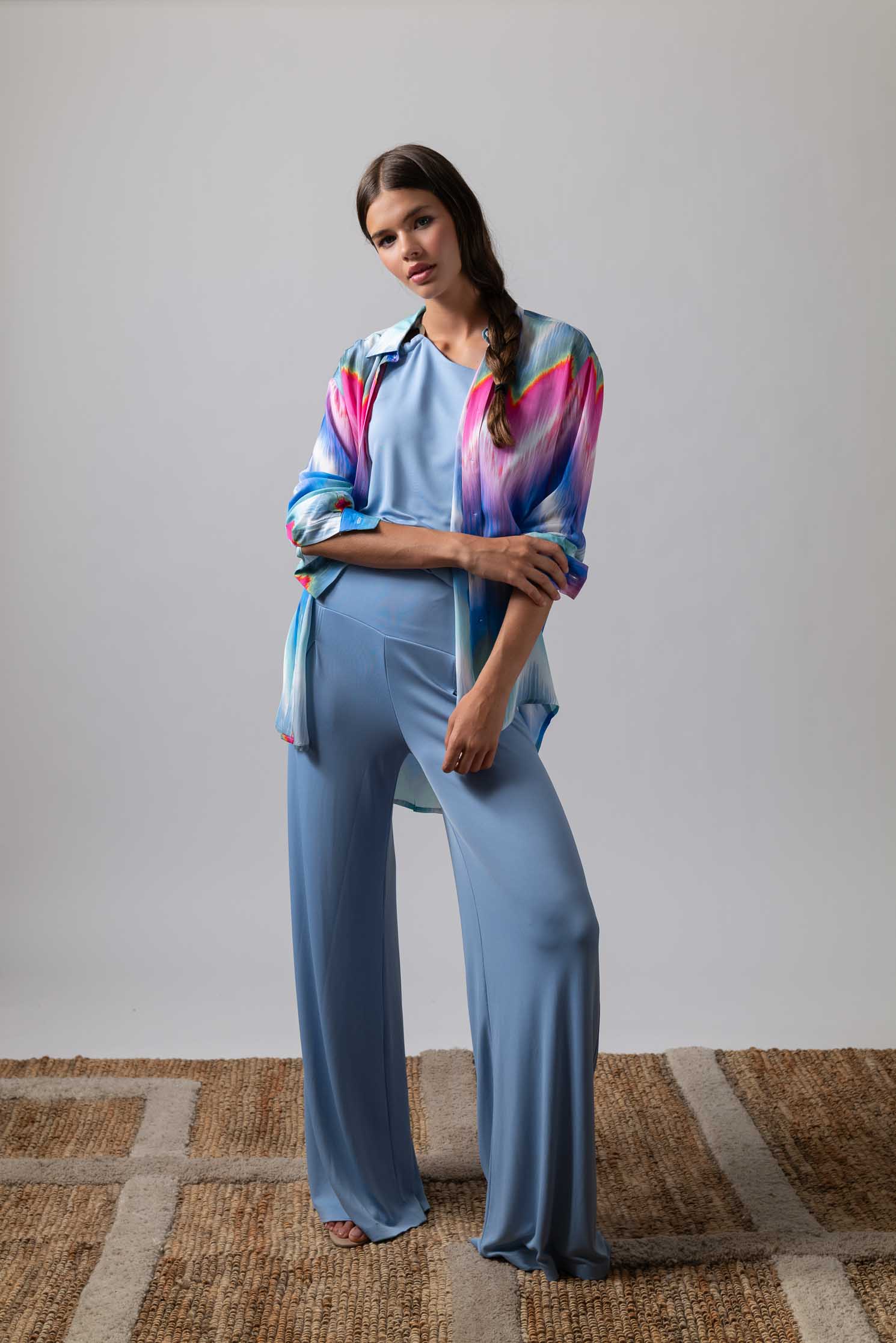 PANTALON ELEPHANT TESSUTO AZUL AÑIL