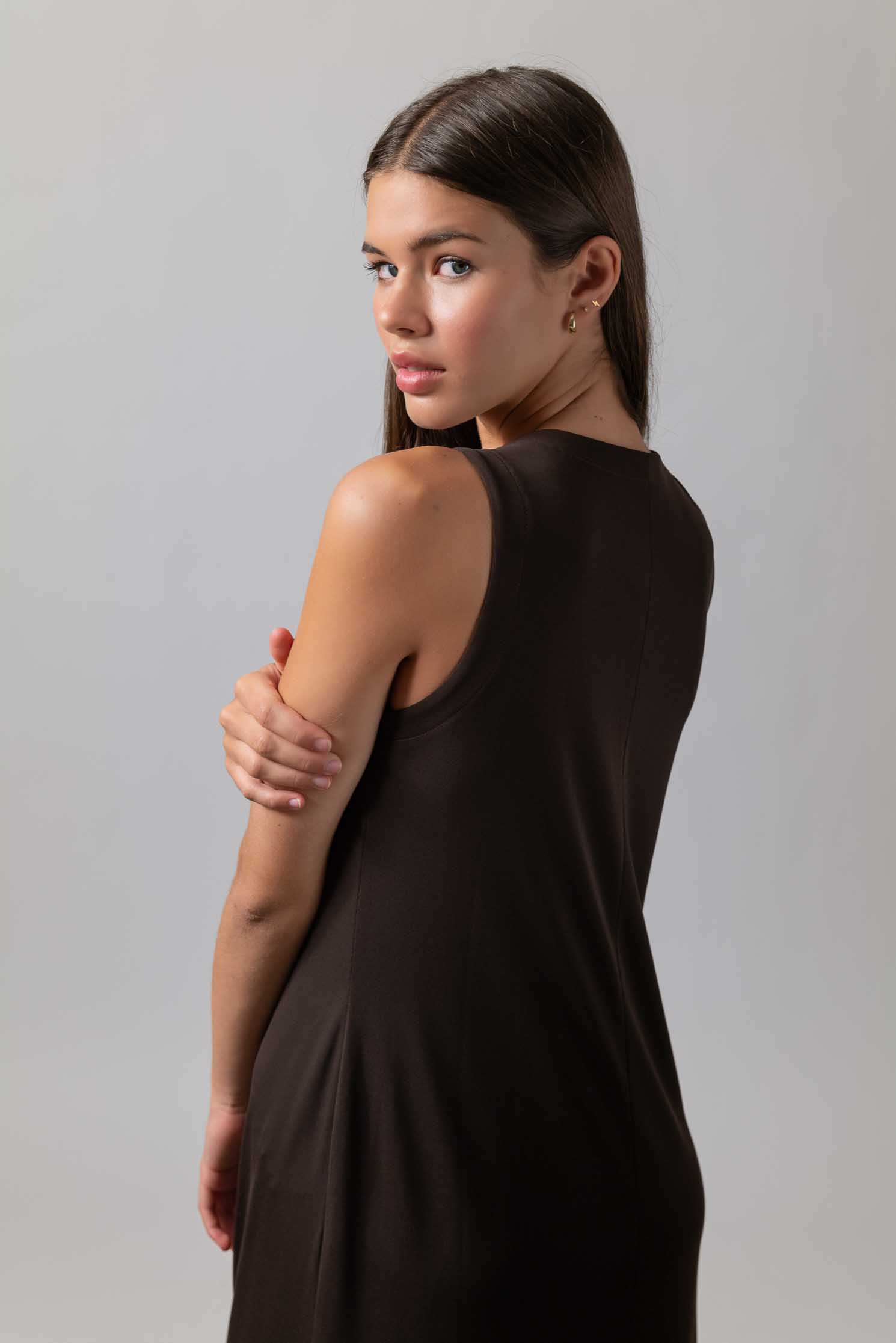 VESTIDO VANI CHOCOLATE BROWN 3