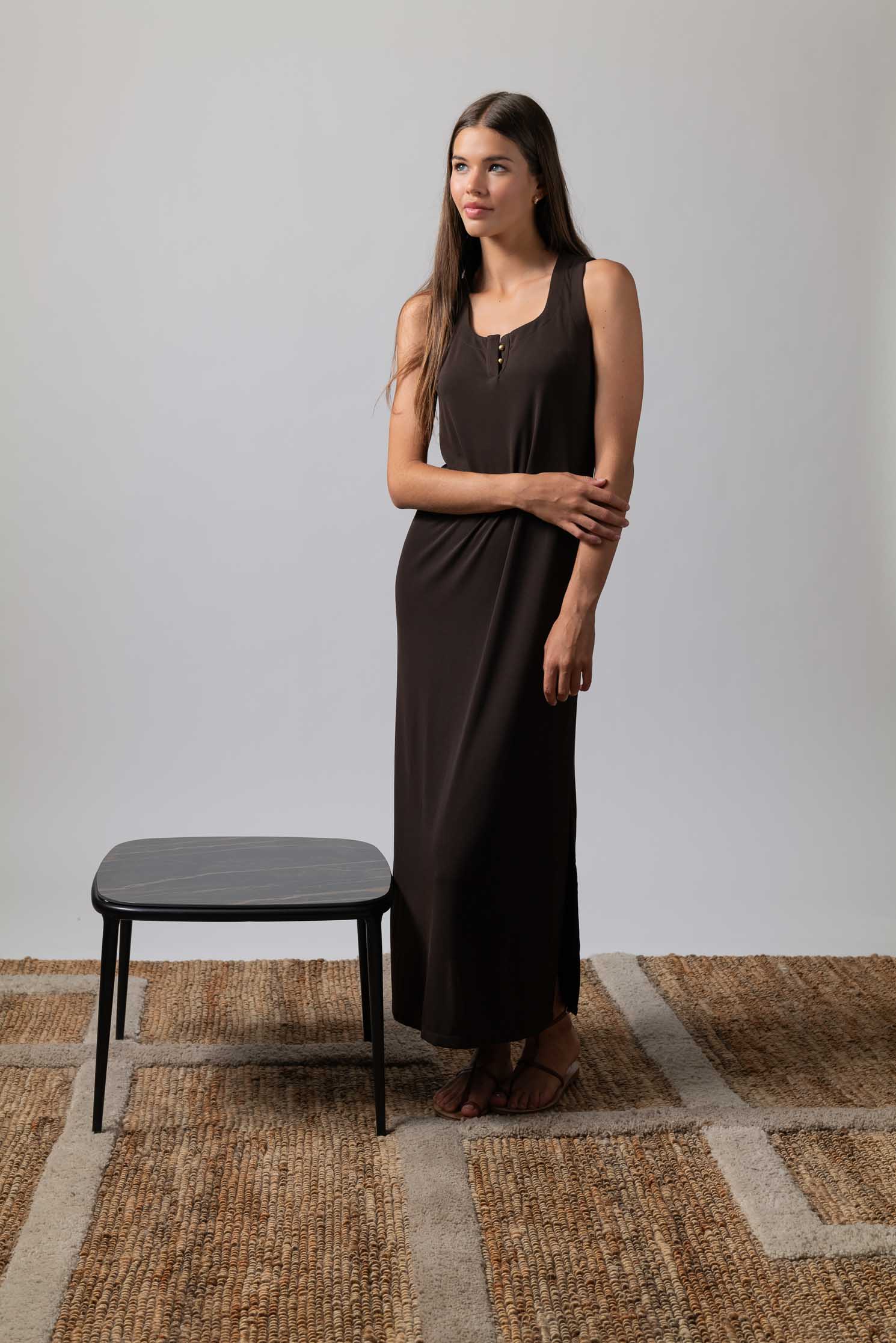VESTIDO VANI CHOCOLATE BROWN 4