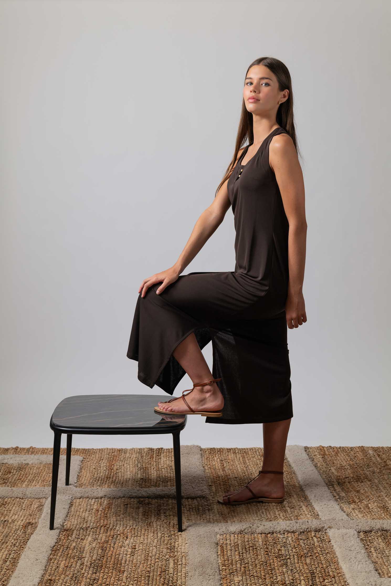 VESTIDO VANI CHOCOLATE BROWN 5