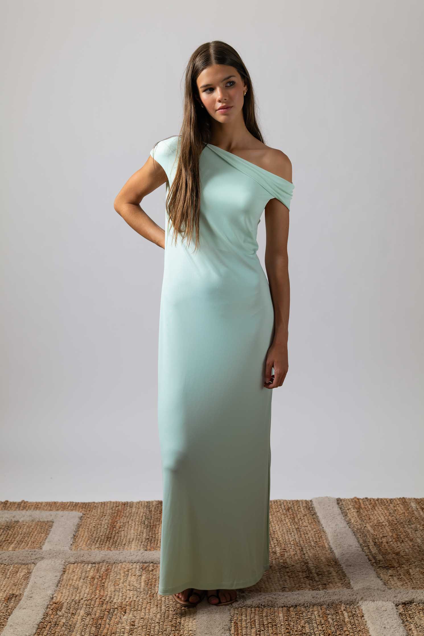 VESTIDO ZANNIER VERDE AGUA