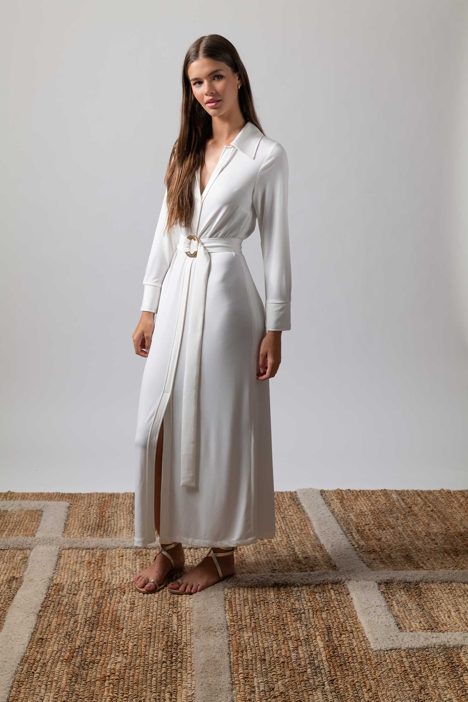 VESTIDO ABATINO BLANCO