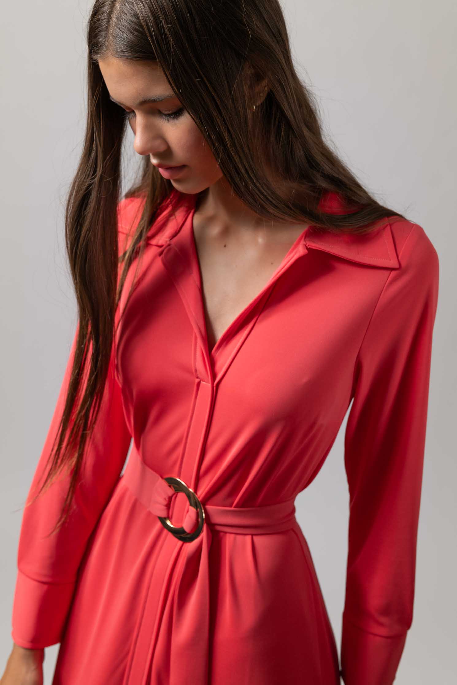 VESTIDO ABATINO CORAL