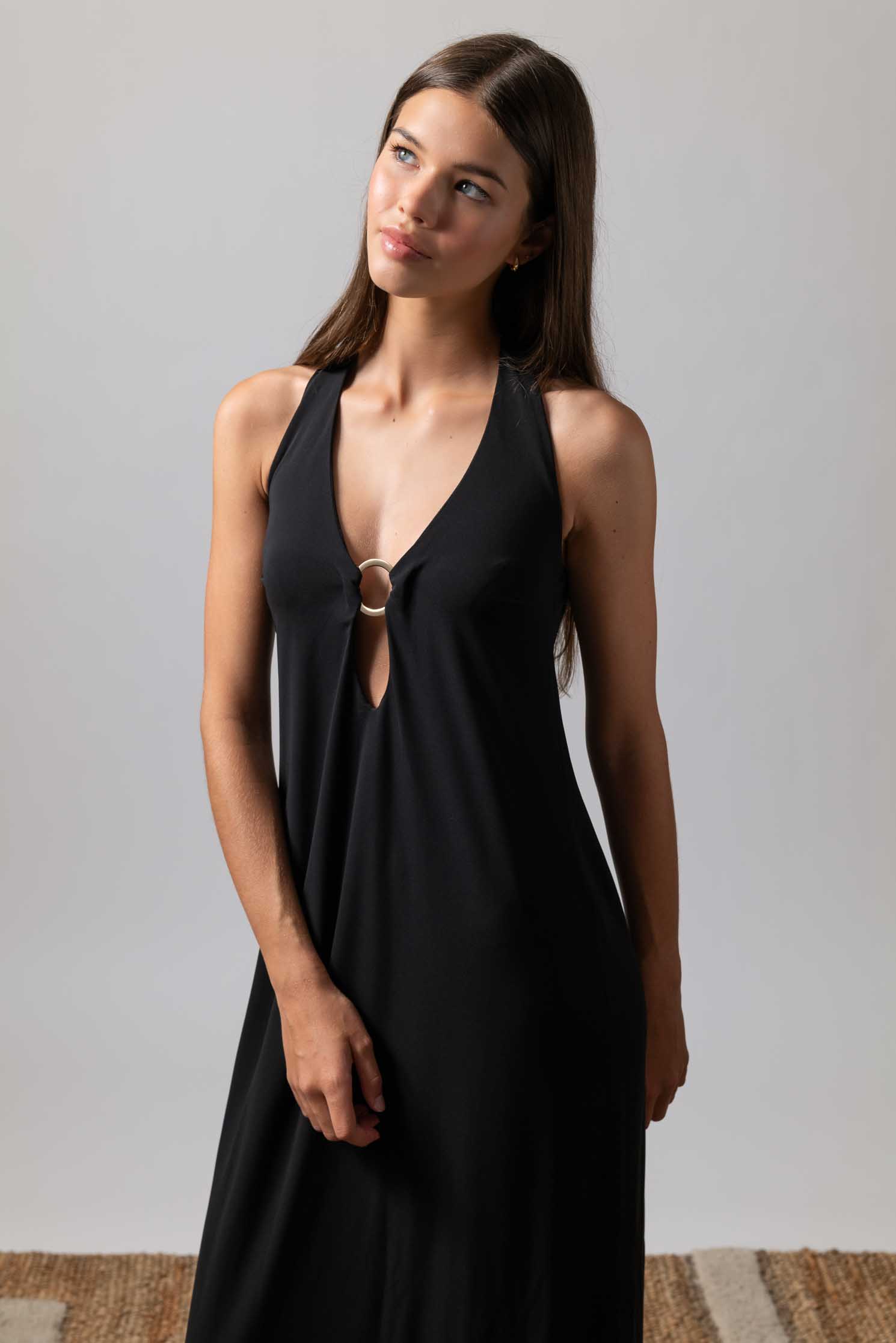 VESTIDO FIORE NEGRO