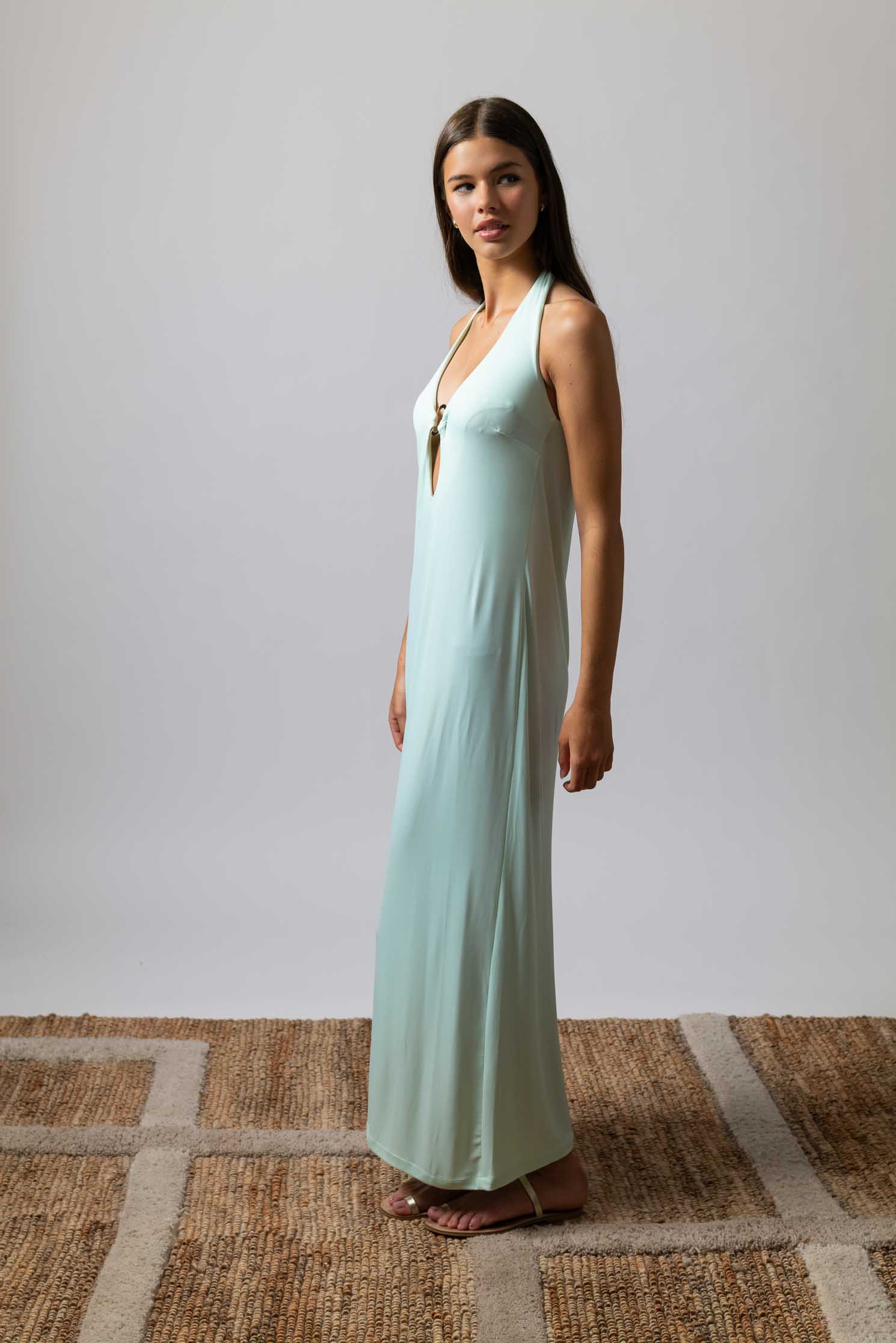 VESTIDO FIORE VERDE AGUA 3
