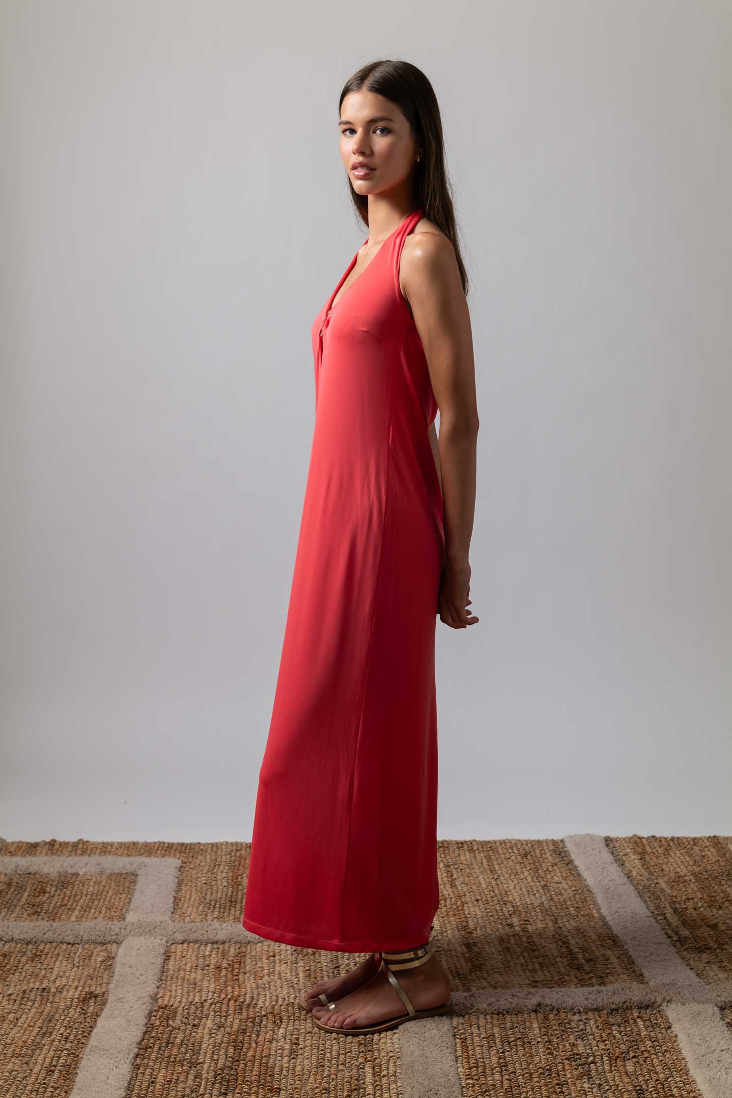 VESTIDO FIORE CORAL 2