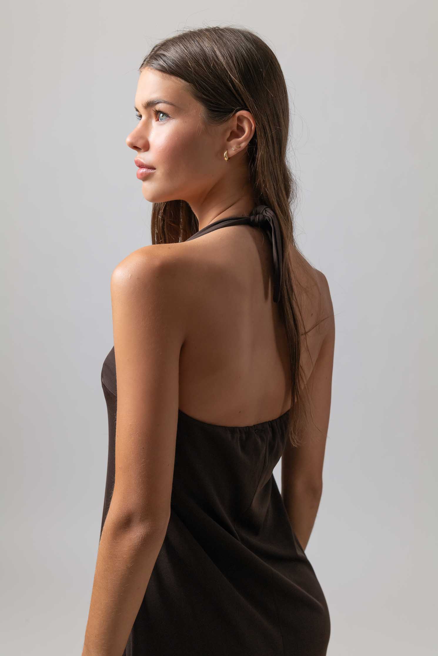 VESTIDO FIORE CHOCOLATE BROWN 6