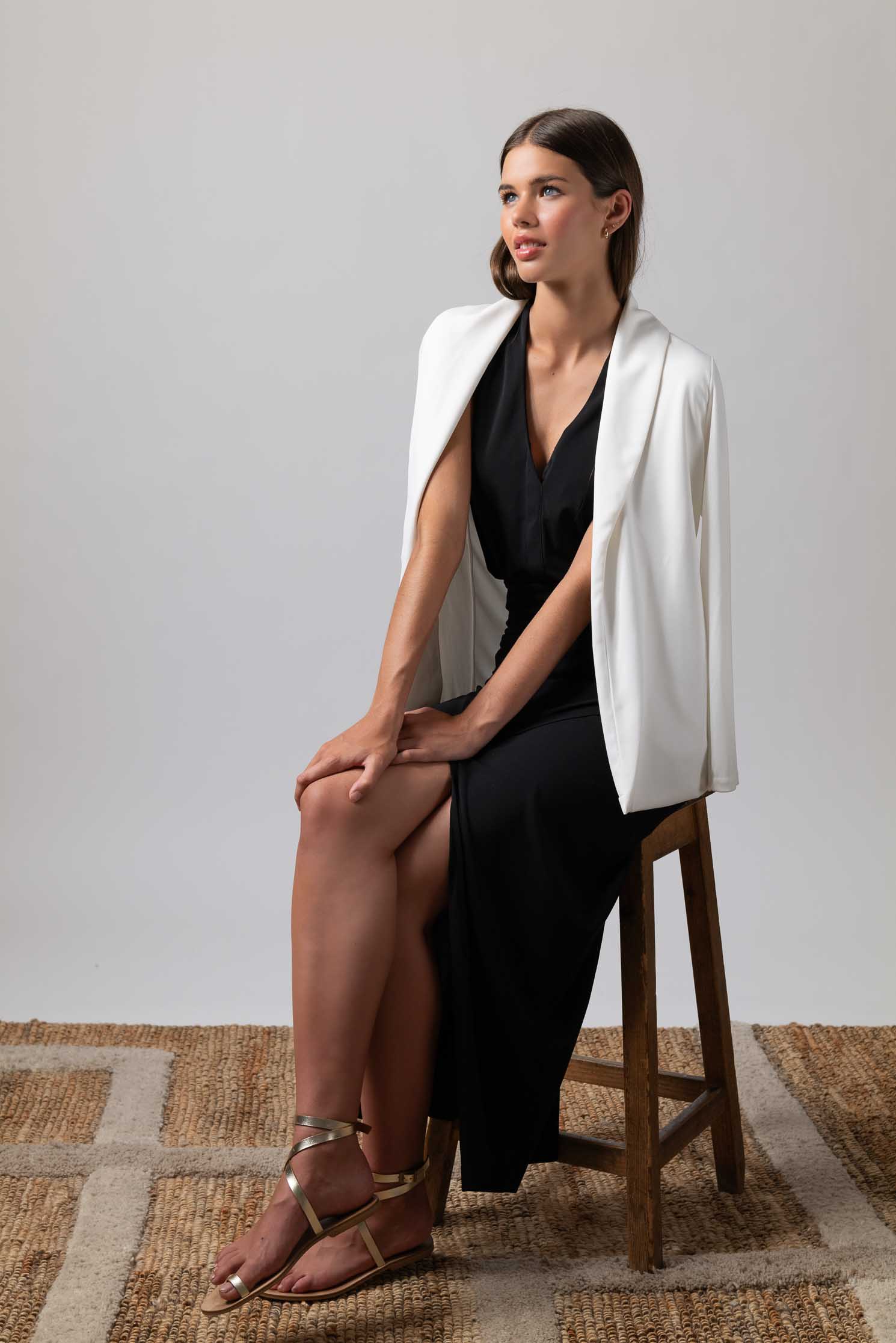 FALDA TULIPAN TESSUTO NEGRO