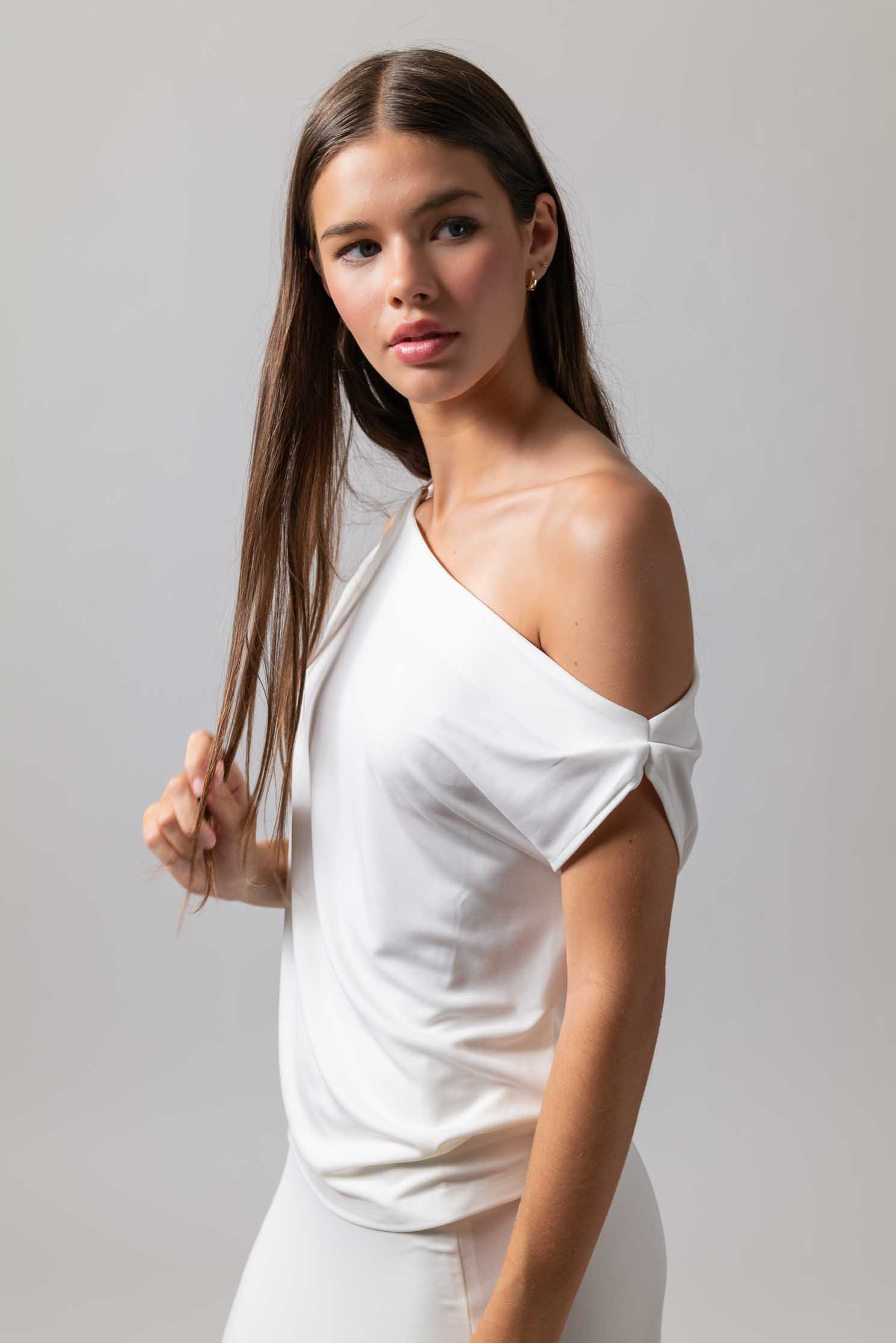 FALDA TULIPAN TESSUTO BLANCO 3