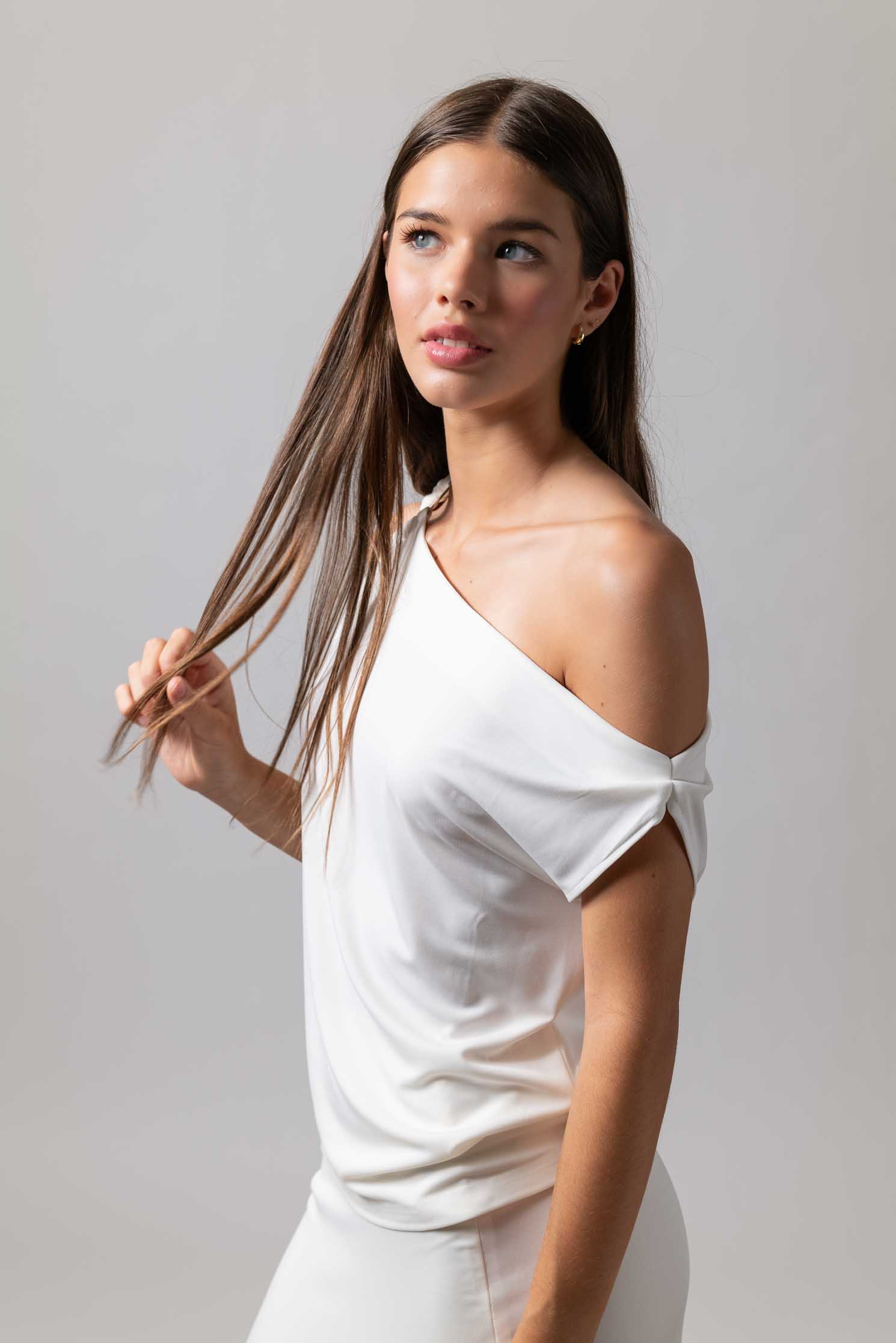 FALDA TULIPAN TESSUTO BLANCO 4