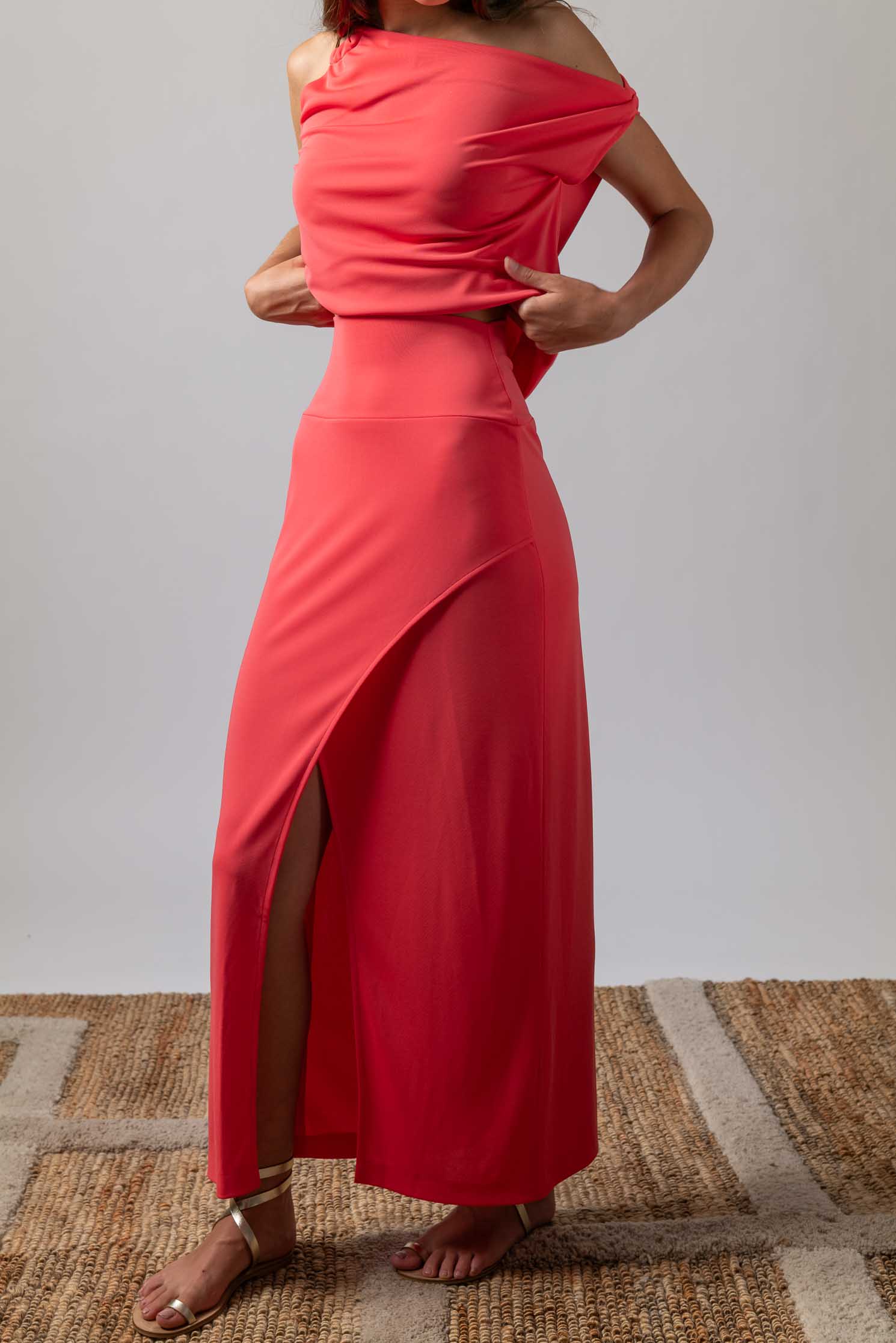 FALDA TULIPAN TESSUTO CORAL 2