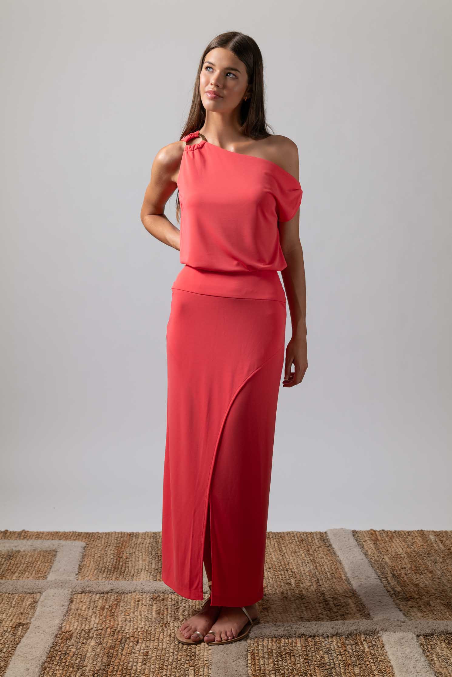 FALDA TULIPAN TESSUTO CORAL 4