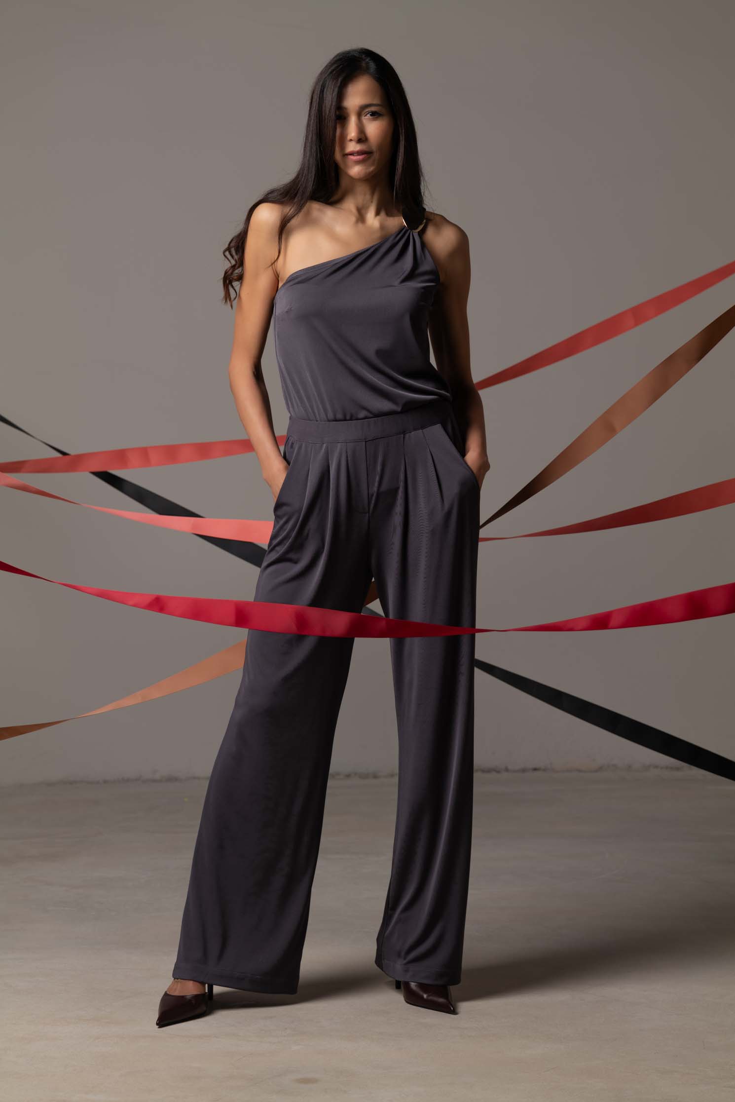 PANTALON CLEMENCE DARK GREY