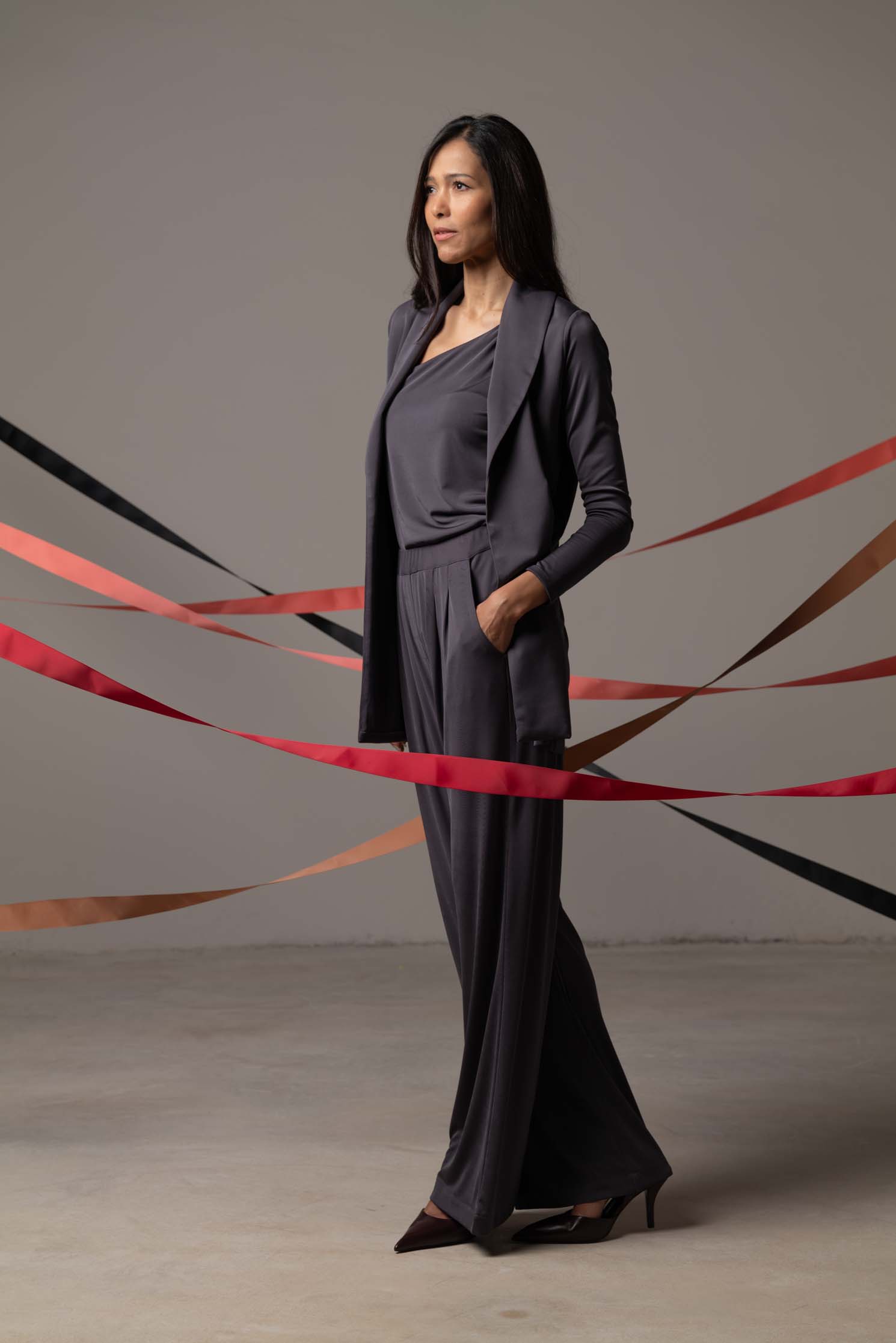 PANTALON CLEMENCE DARK GREY 2