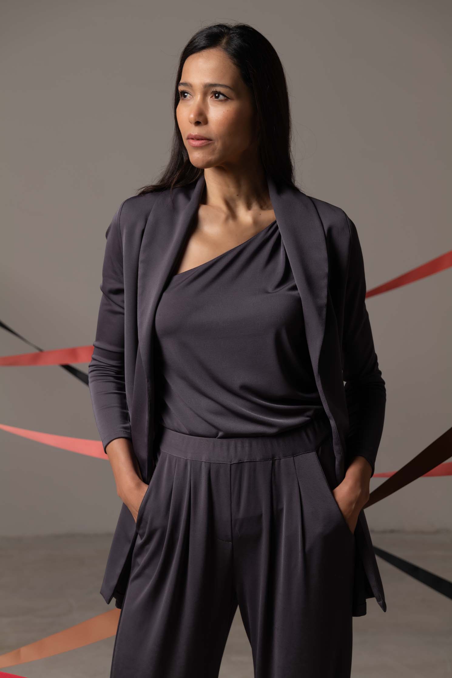 BLAZER LAUREN DARK GREY 3
