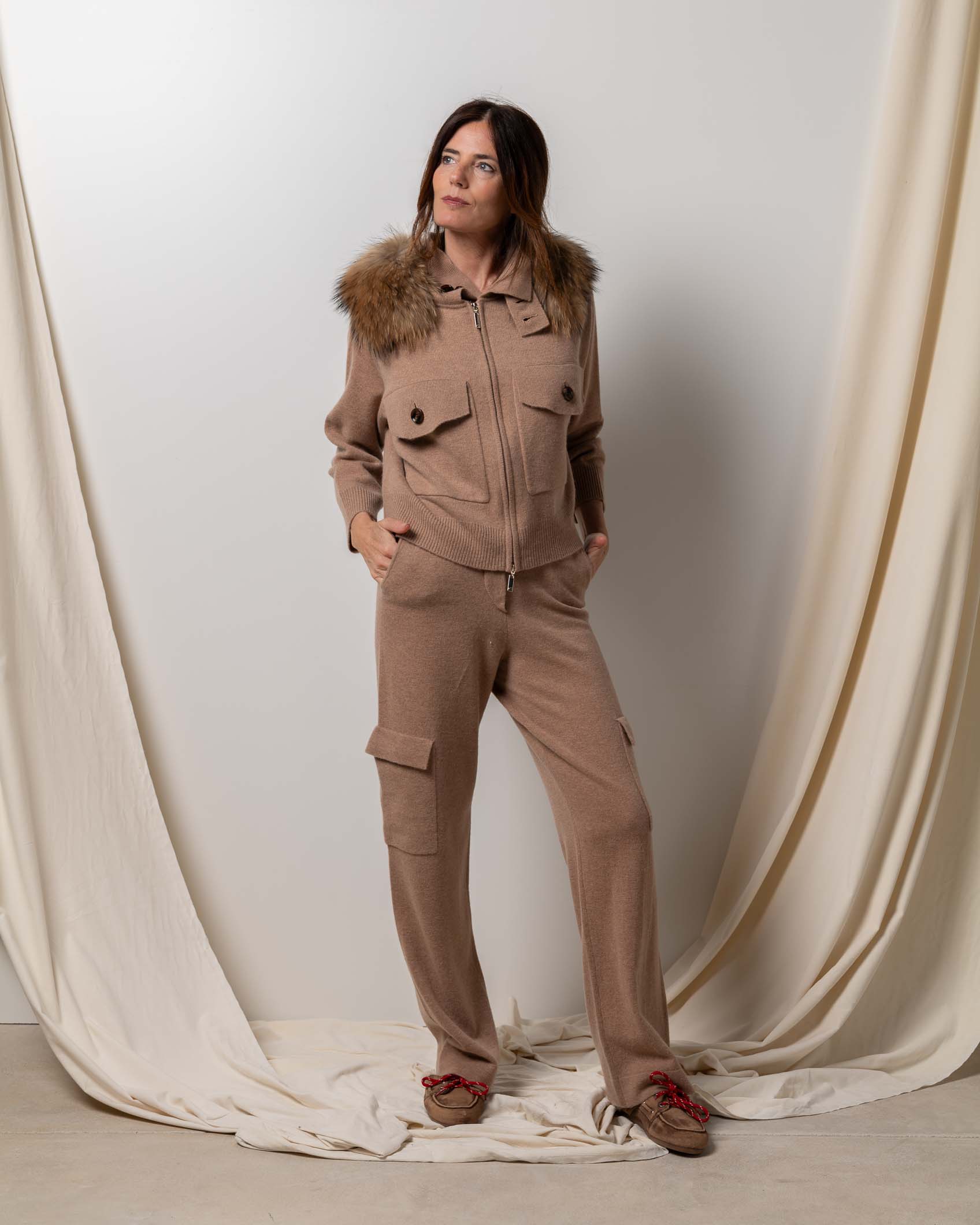 BOMBER CASHMERE ROCK CAMEL 2