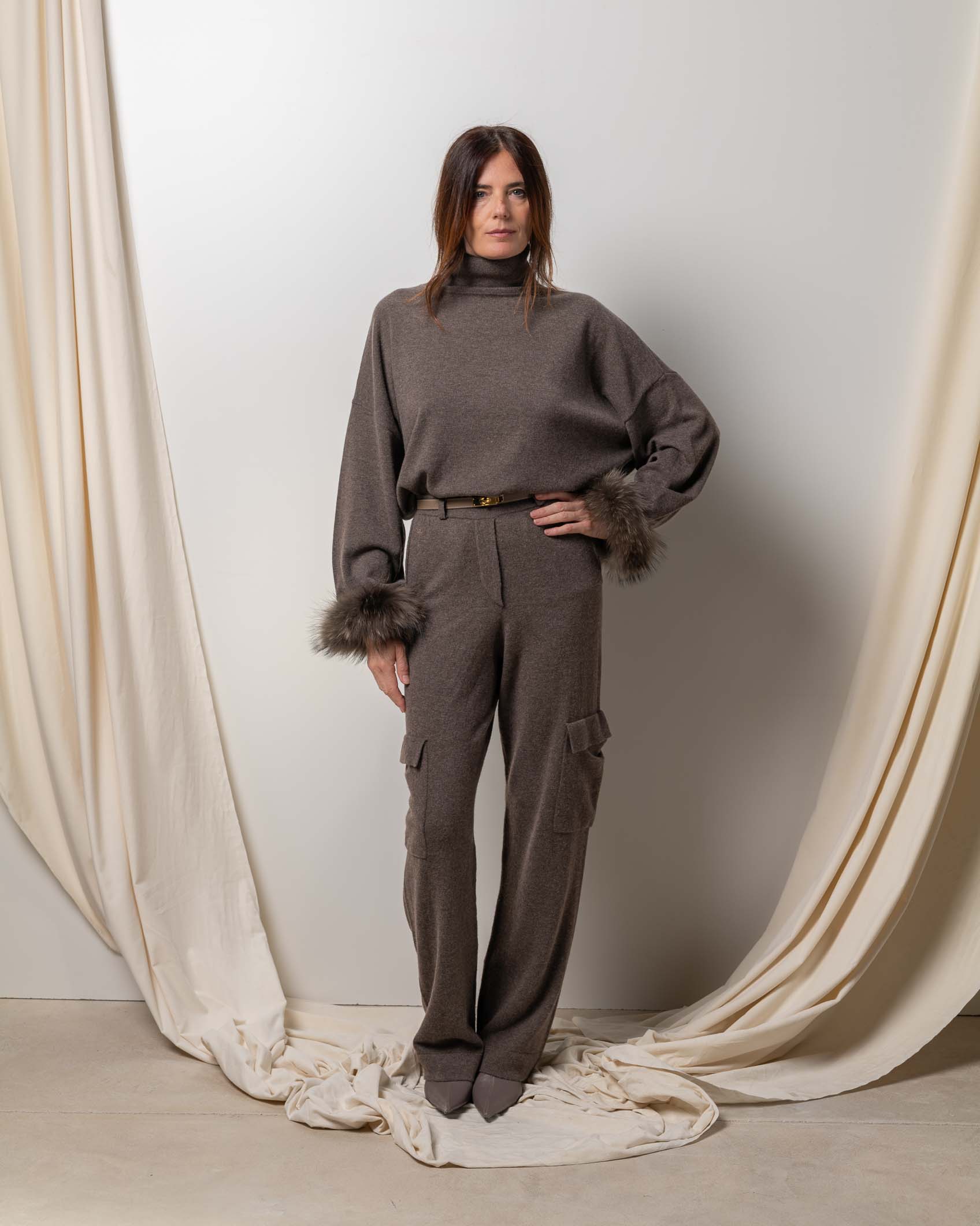 MAX JERSEY PUÑOS CASHMERE DARK MINK 3