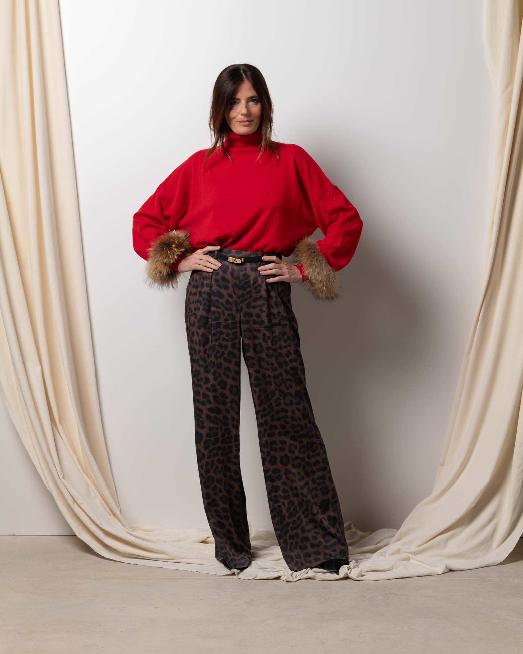 MAX JERSEY PUÑOS CASHMERE ROJO 4