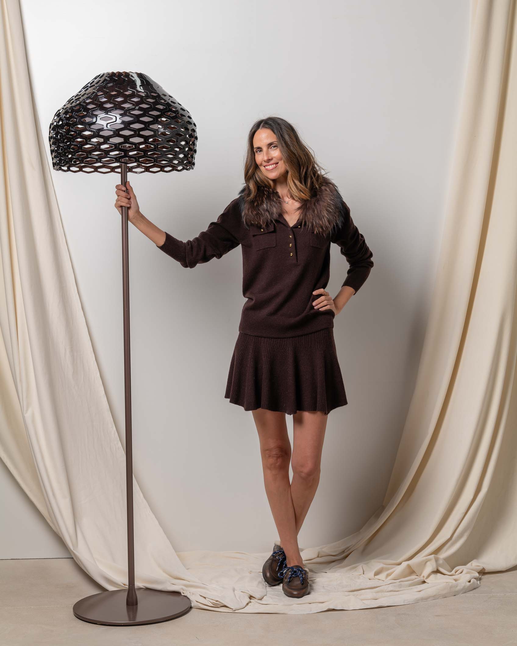POLO JERSEY CASHMERE CHOCOLATE BROWN 8