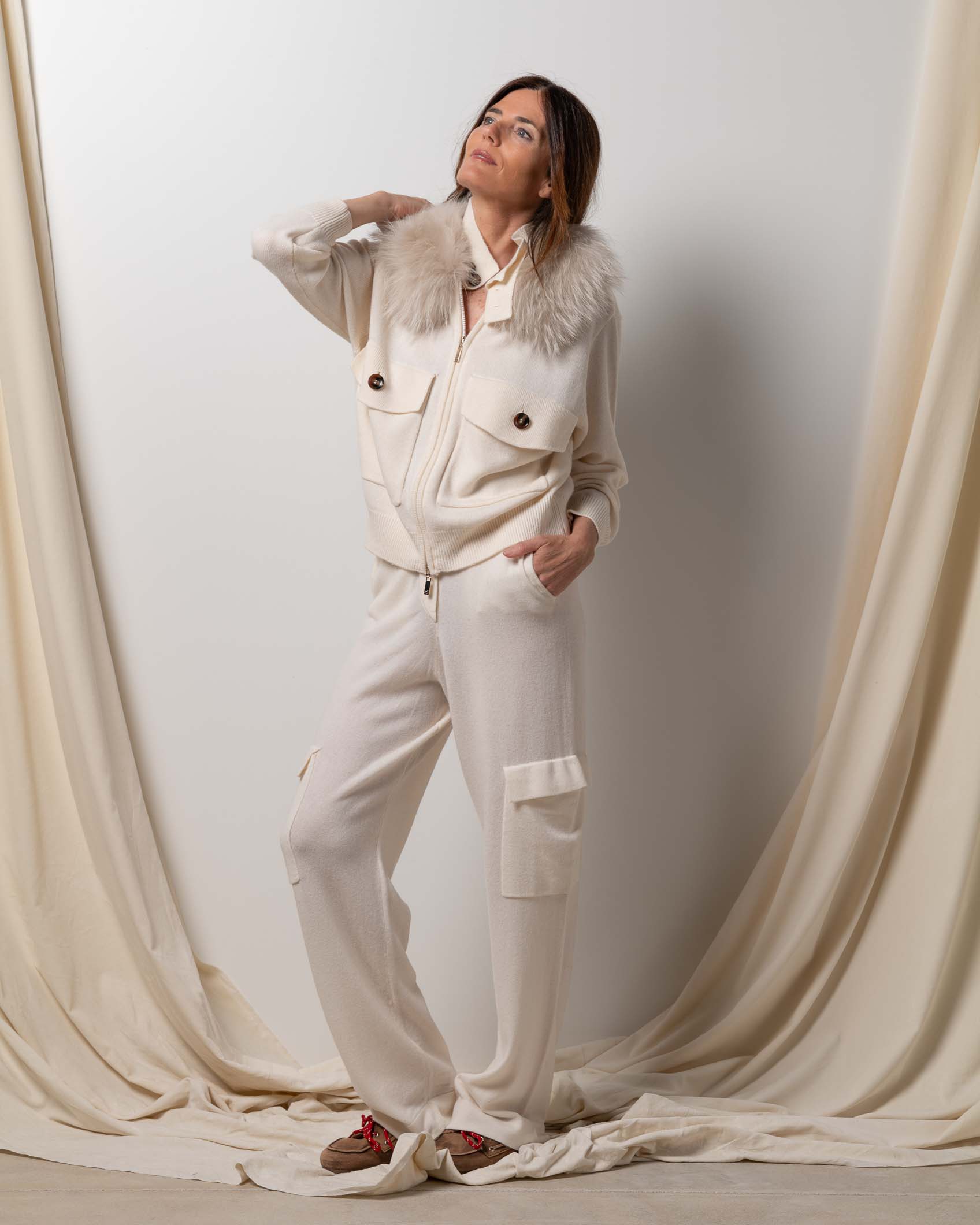 CARGO PANTS CASHMERE BEIG 3