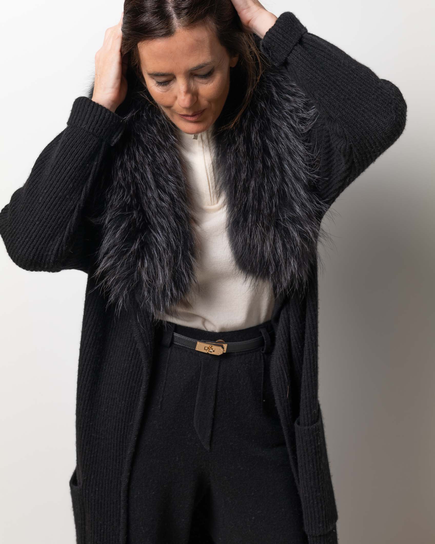 MAX COAT CASHMERE NEGRO 3
