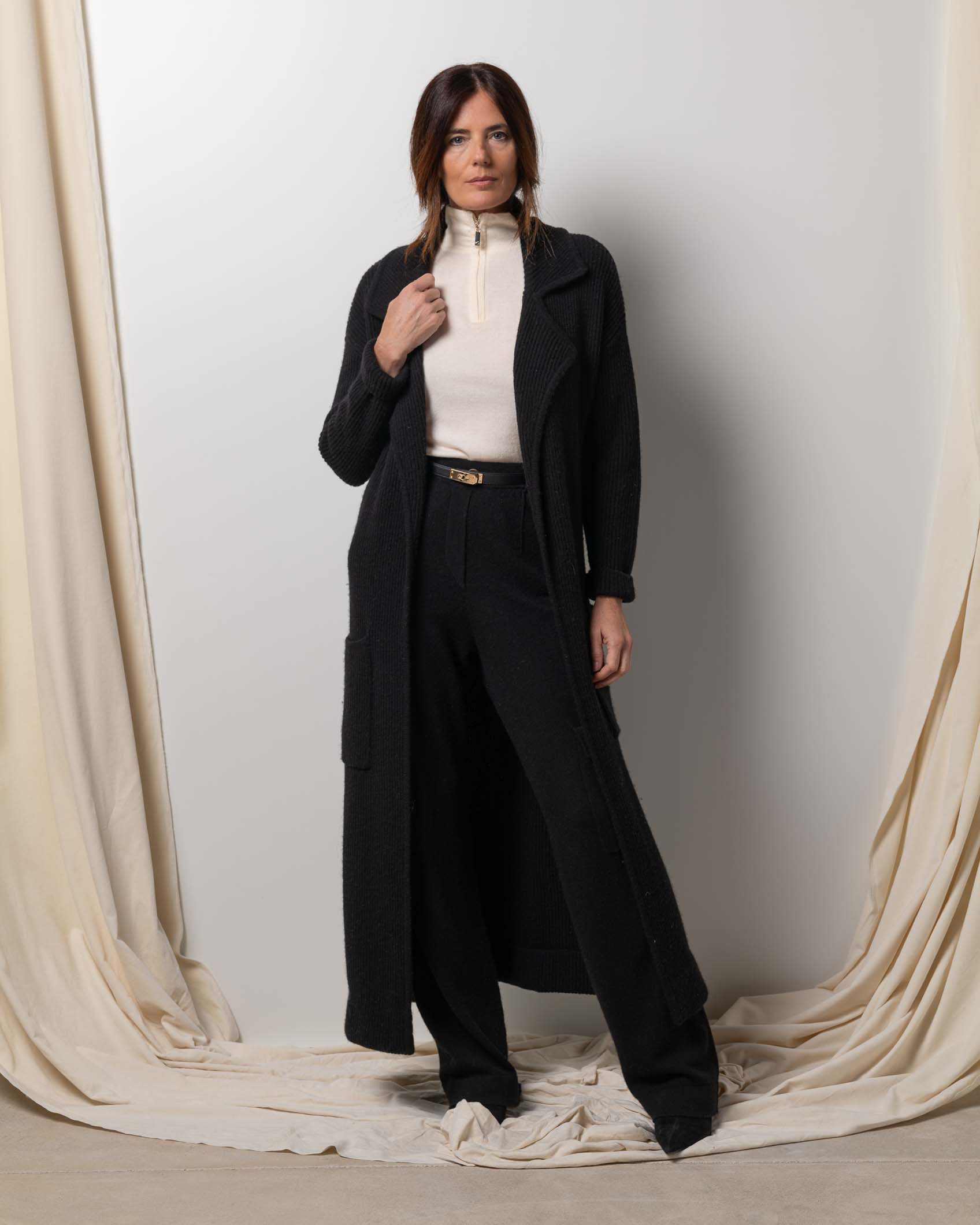 MAX COAT CASHMERE NEGRO 4