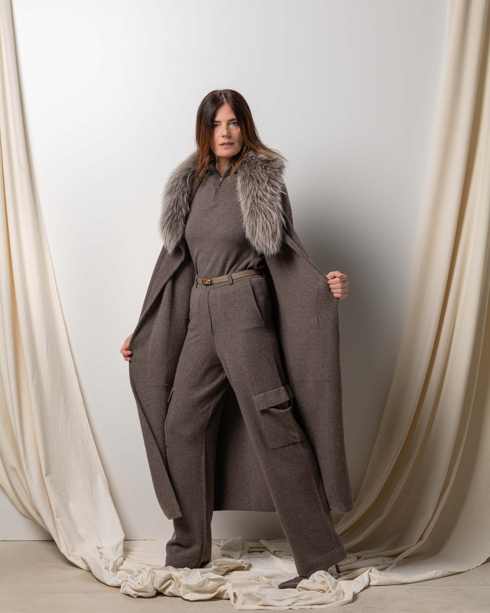 MAX COAT CASHMERE DARK MINK 2