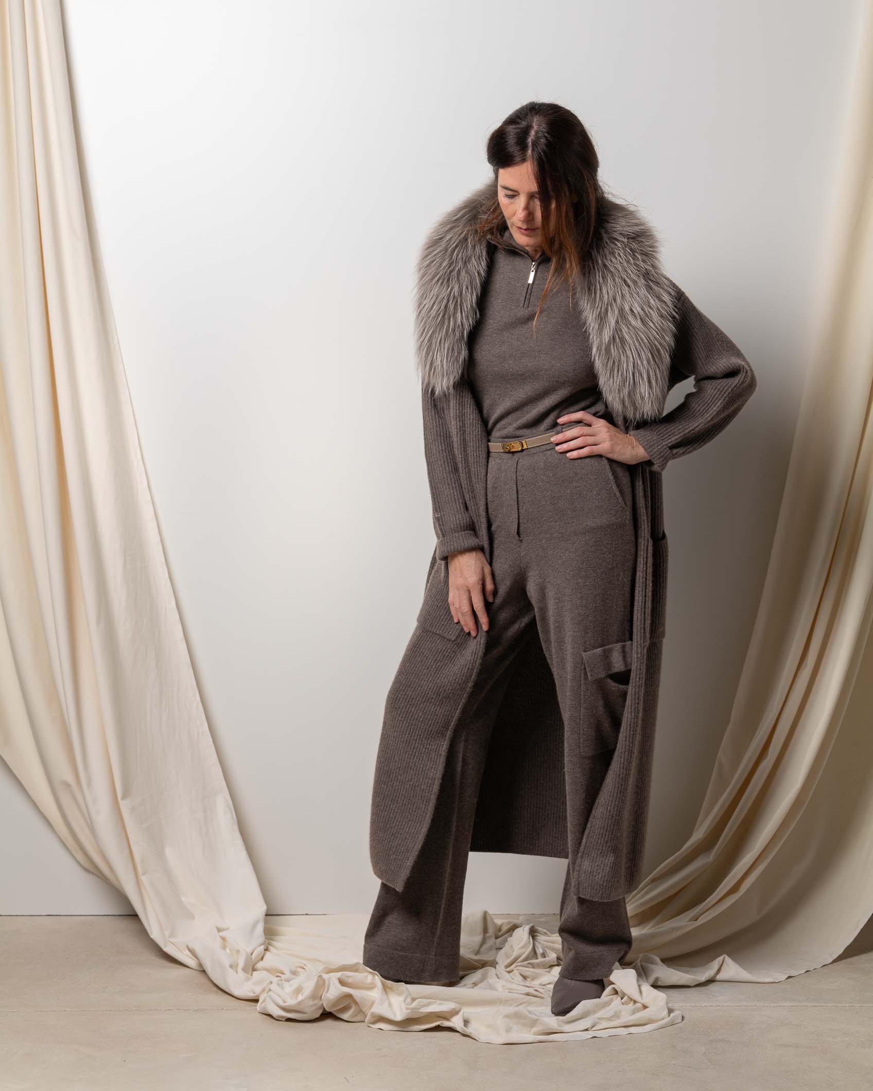 MAX COAT CASHMERE DARK MINK 4