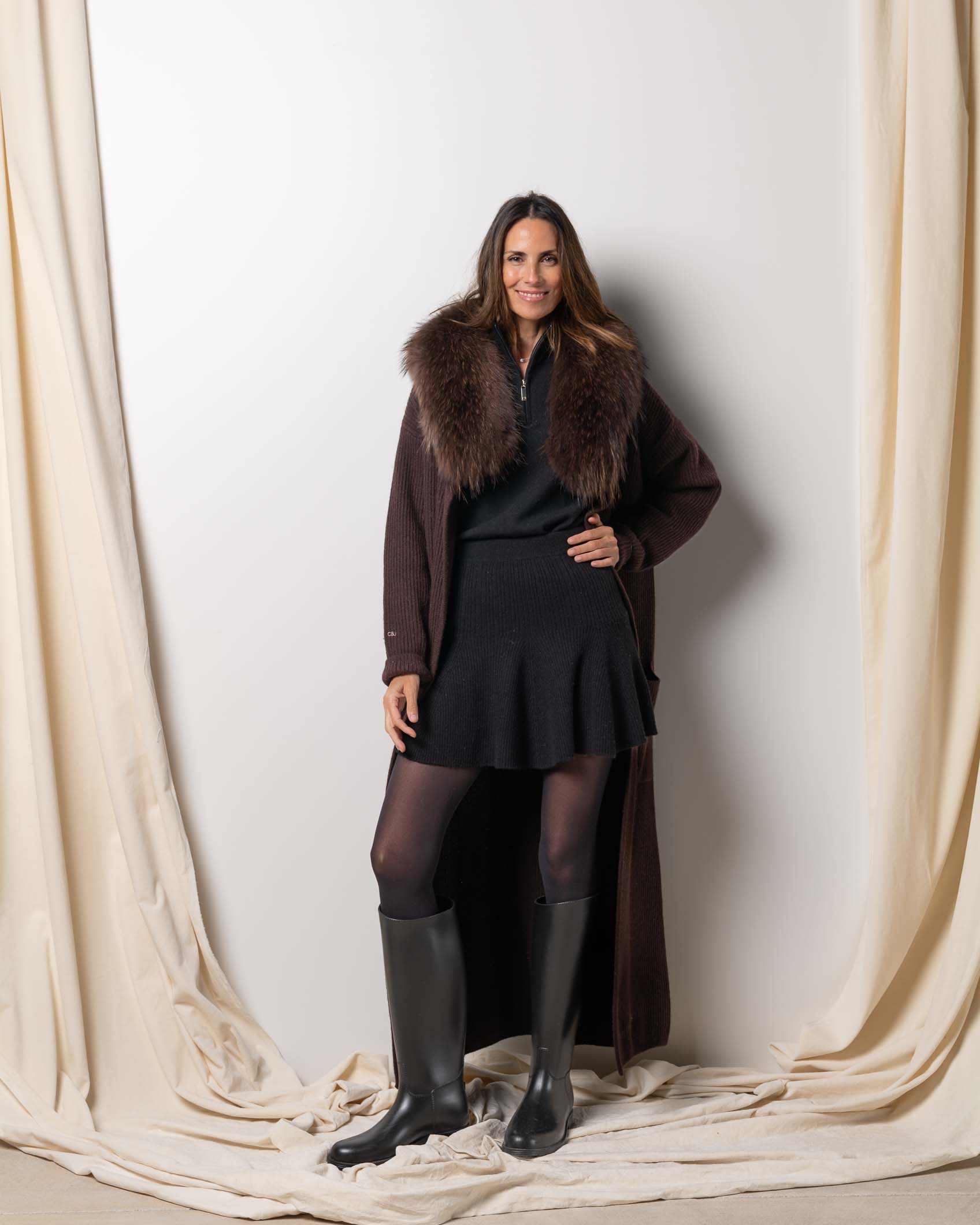 MAX COAT CASHMERE CHOCOLATE BROWN 5