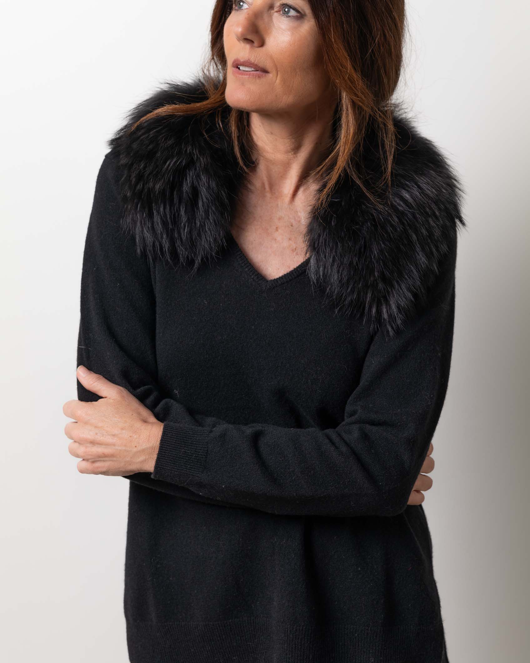 JERSEY PICO CASHMERE NEGRO