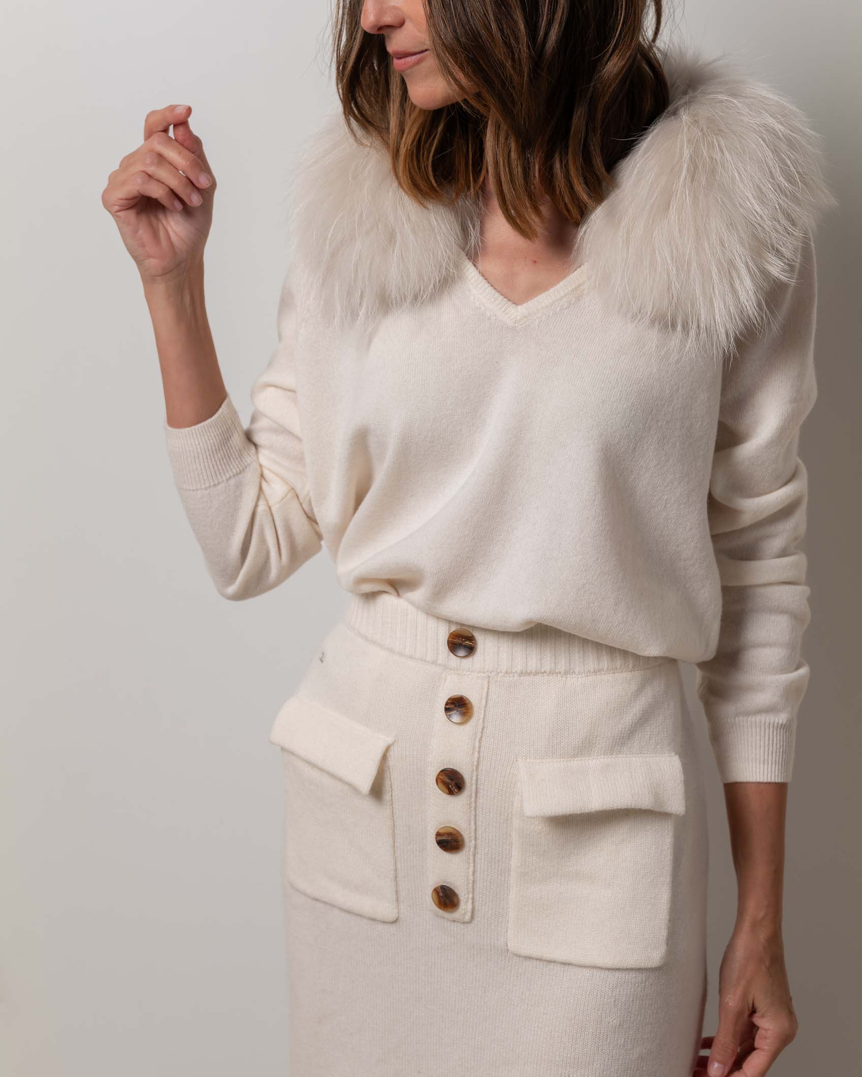 JERSEY PICO CASHMERE BEIG