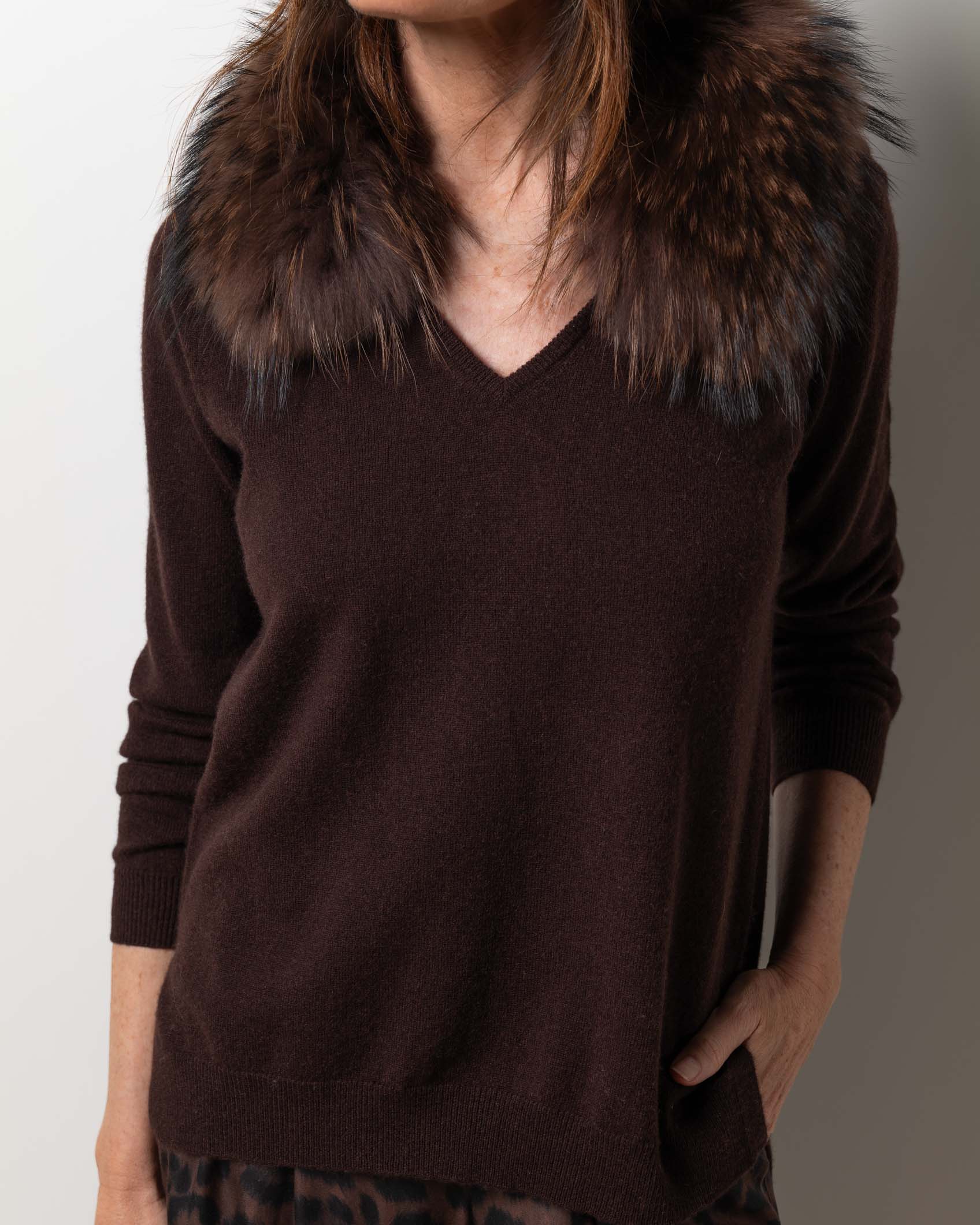 JERSEY PICO CASHMERE CHOCOLATE BROWN 3