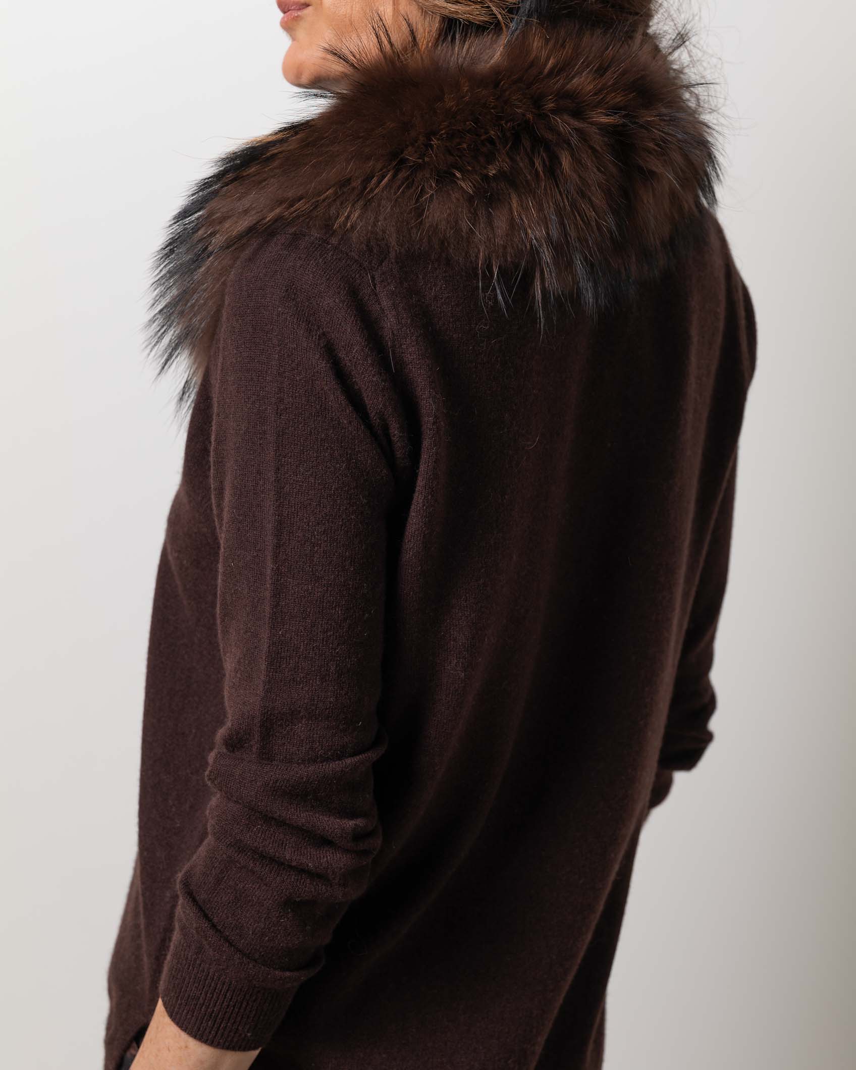 JERSEY PICO CASHMERE CHOCOLATE BROWN 4