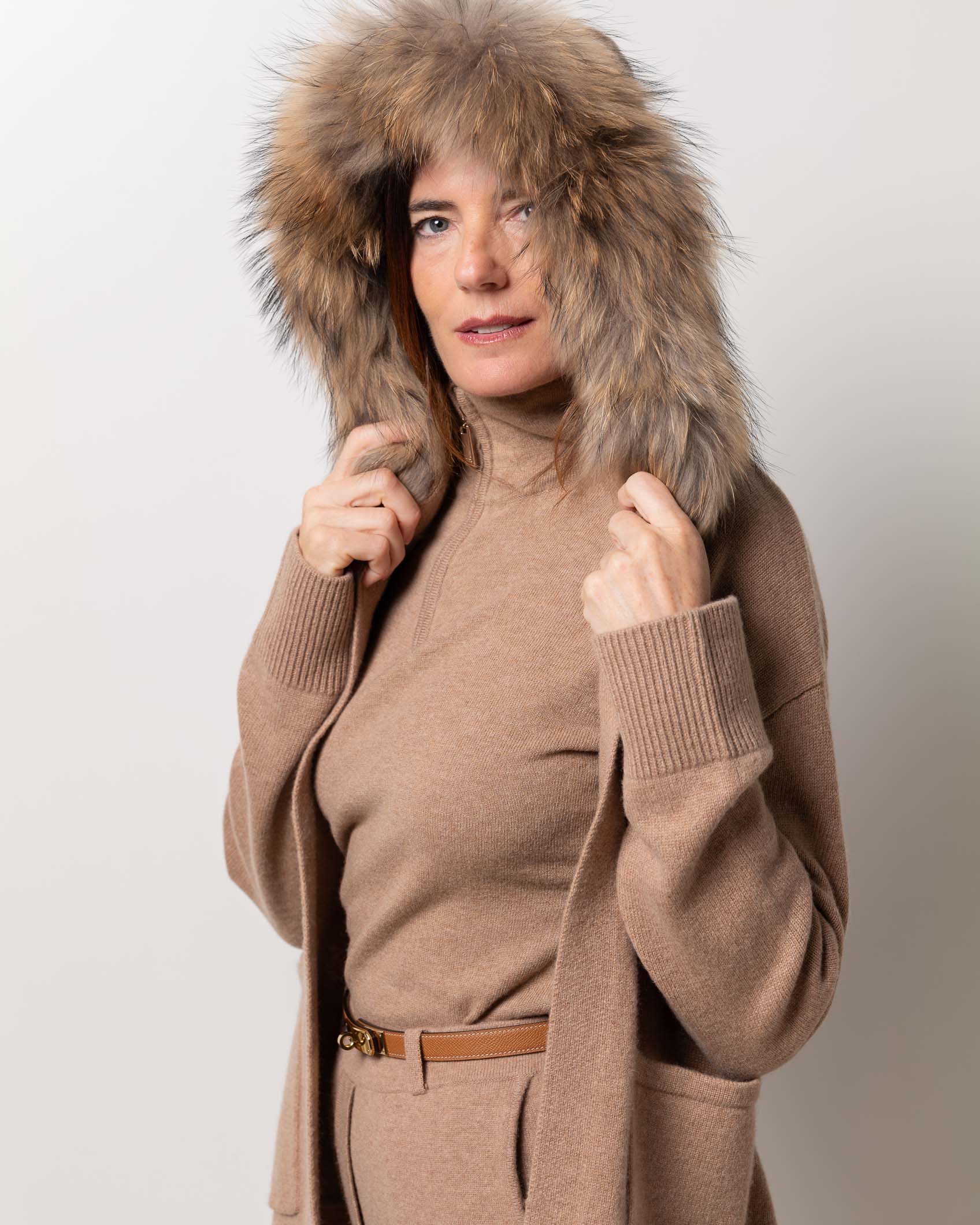 MIDI CARDIGAN CASHMERE ROCK CAMEL 7