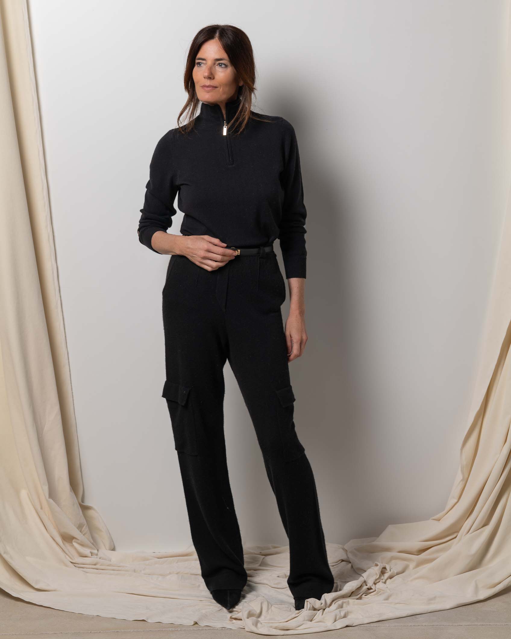 JERSEY CREMALLERA CASHMERE NEGRO 3