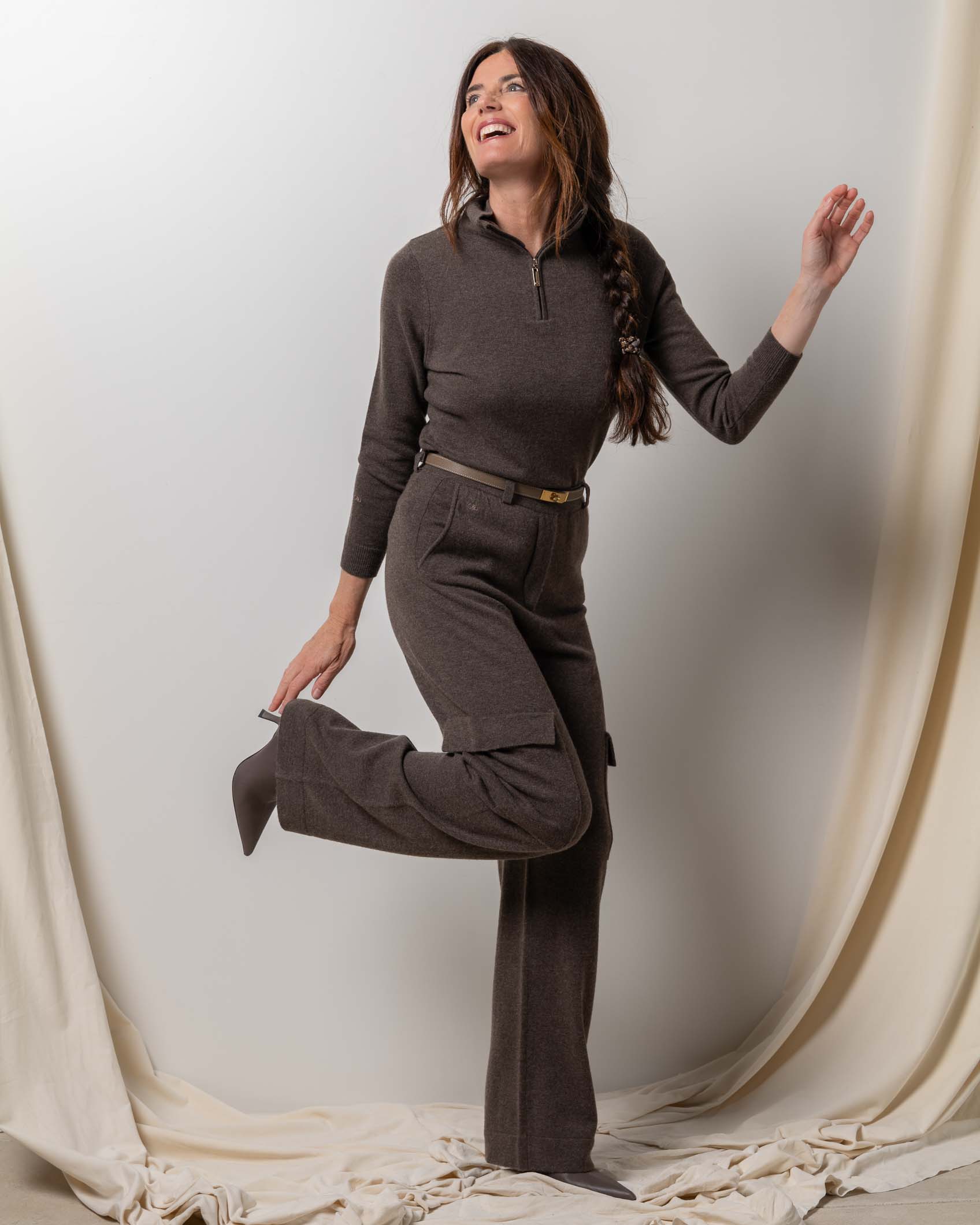 JERSEY CREMALLERA CASHMERE DARK MINK 6