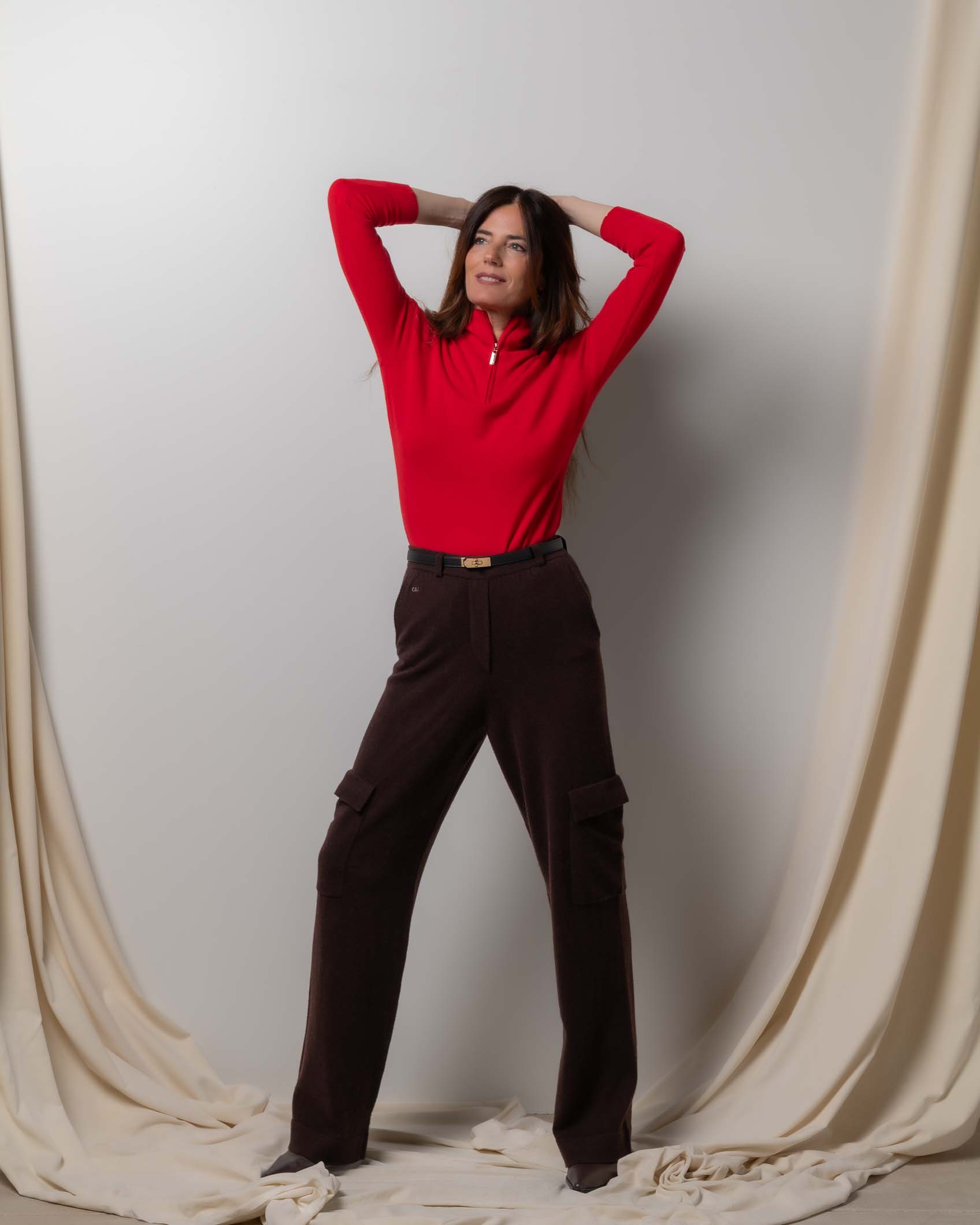 JERSEY CREMALLERA CASHMERE ROJO 2