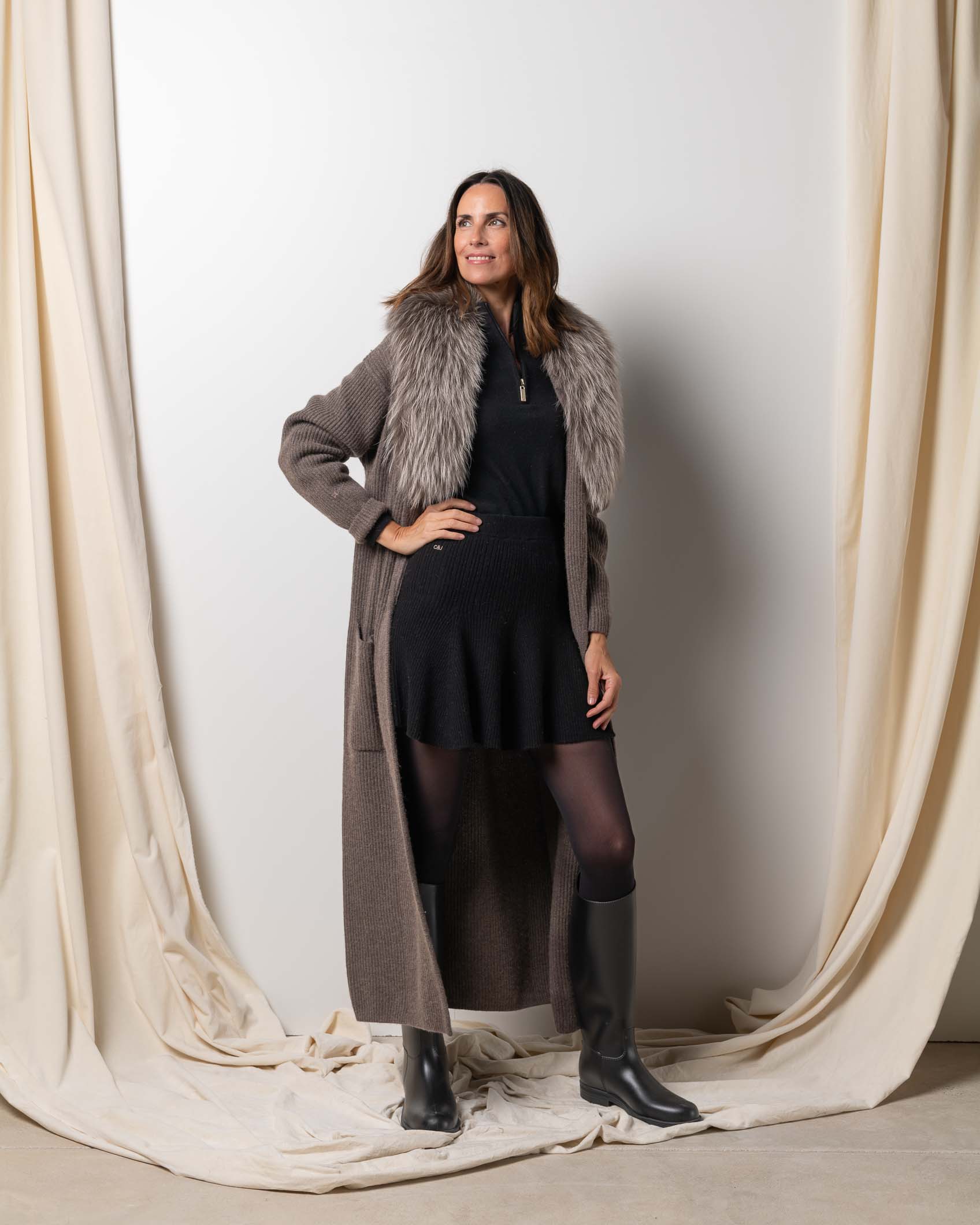 MAXI CUELLO PIEL NATURAL TALLA UNICA DARK MINK 2